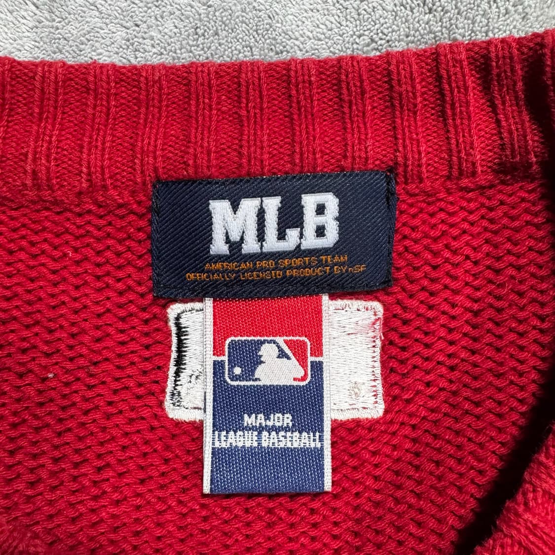 MLB 시카고 화이트삭스 배색 니트 상품이미지4