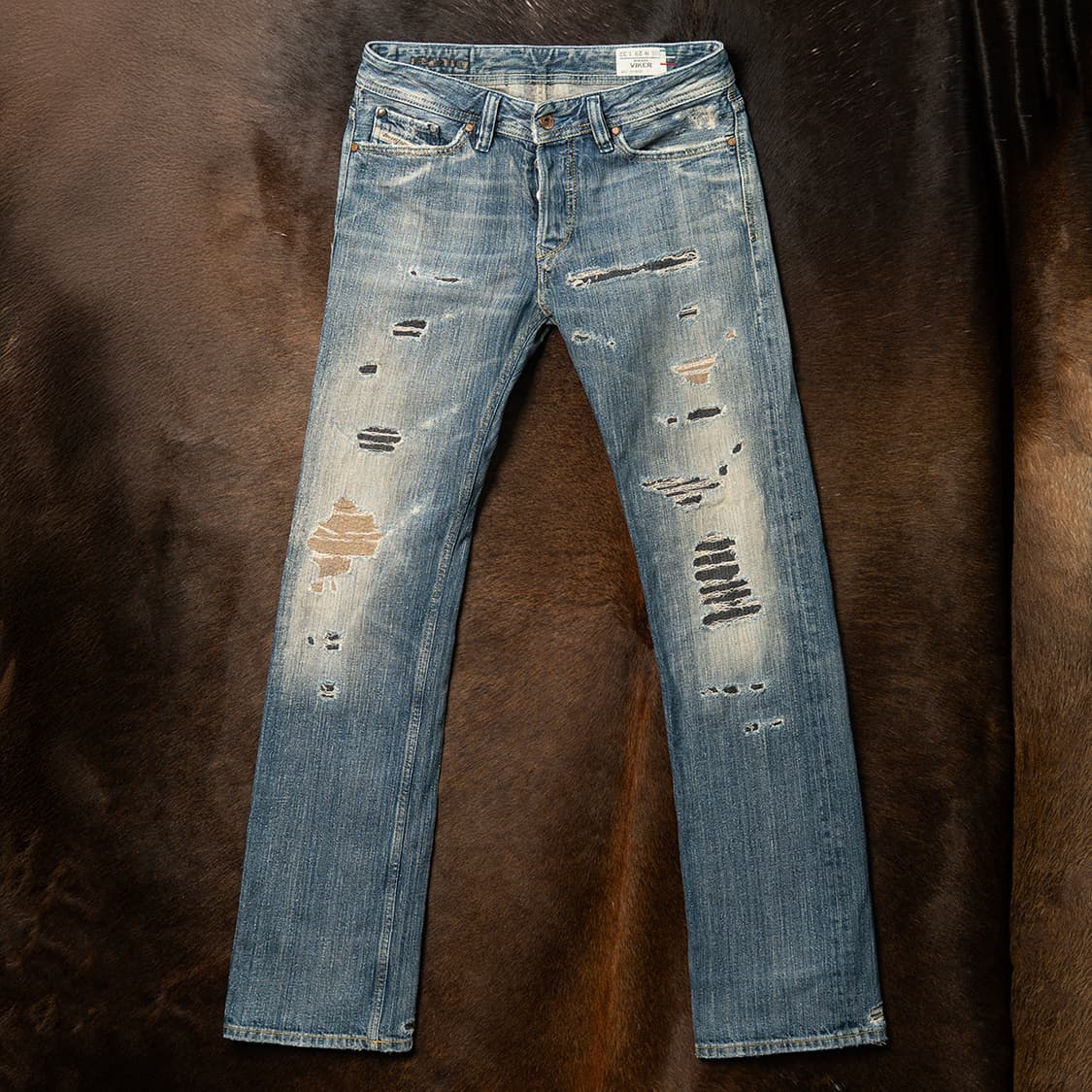 [29] 00s 디젤 이태리 메이드 VIKER 패치워크 데님팬츠  상품이미지1