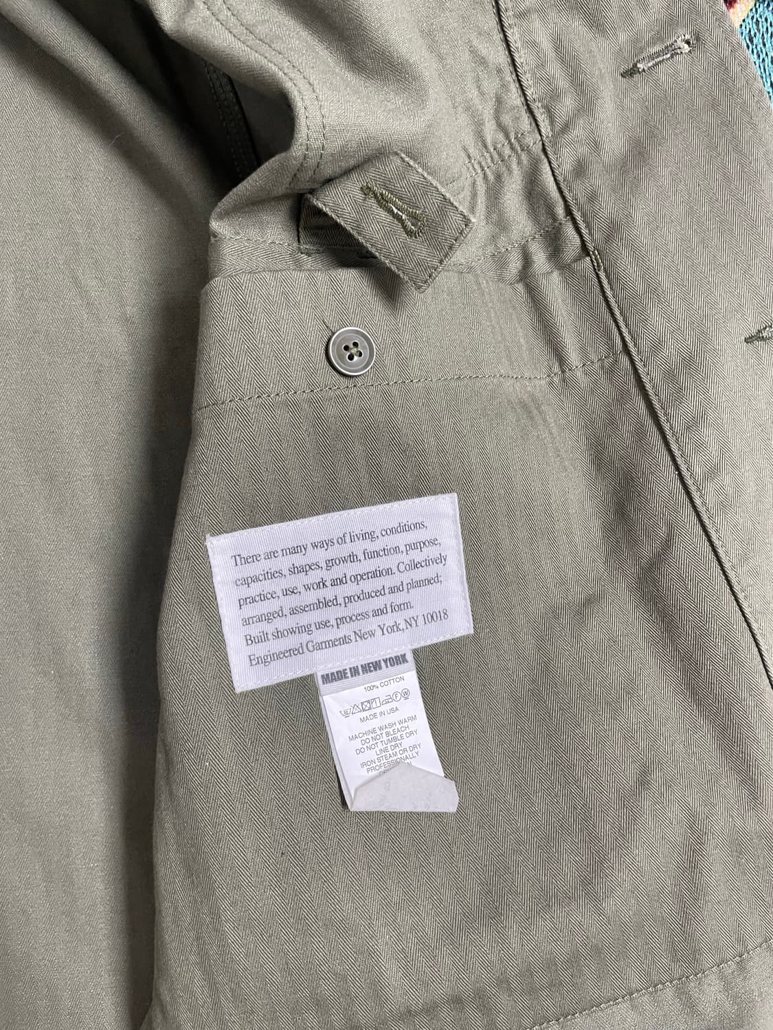 엔지니어드가먼츠(Engineered Garments) 롱로거 자켓 상품이미지5