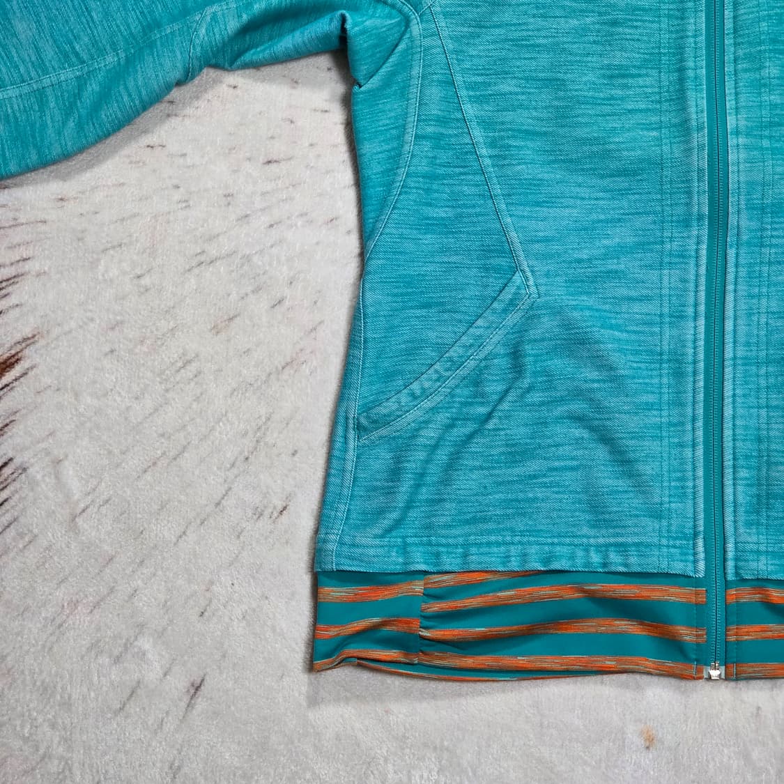 노스페이스 민트 스트라이프 폴리 집업 상품이미지3