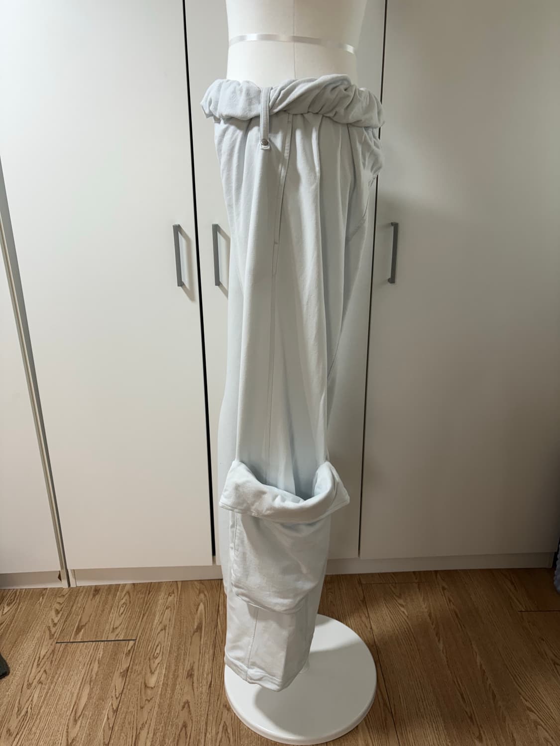 OPEN YY ROLLED WAIST SWEAT CARGO PANTS 상품이미지2