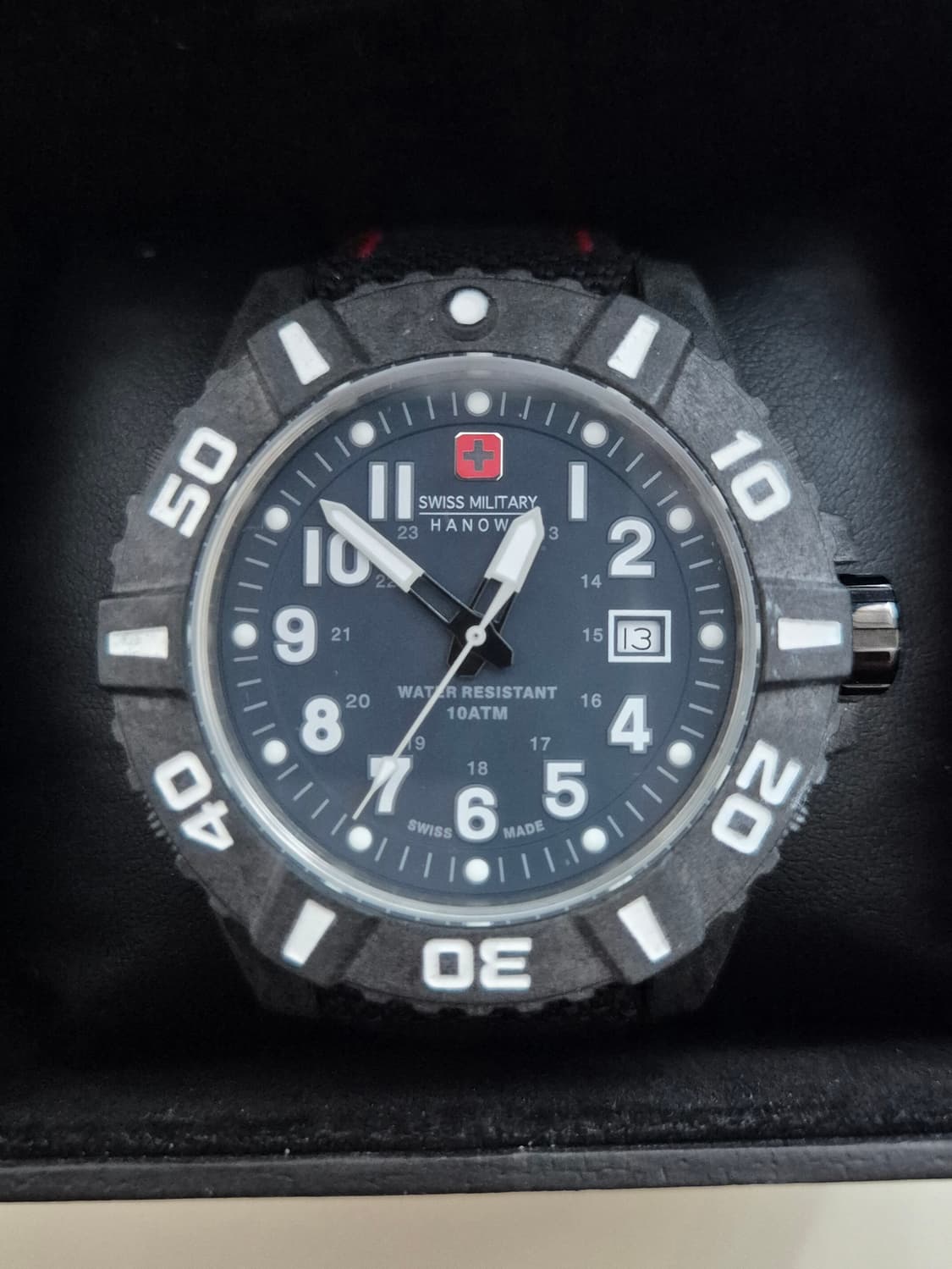 [SWISS MILITARY] 스위스 밀리터리 카본 시계 상품이미지1