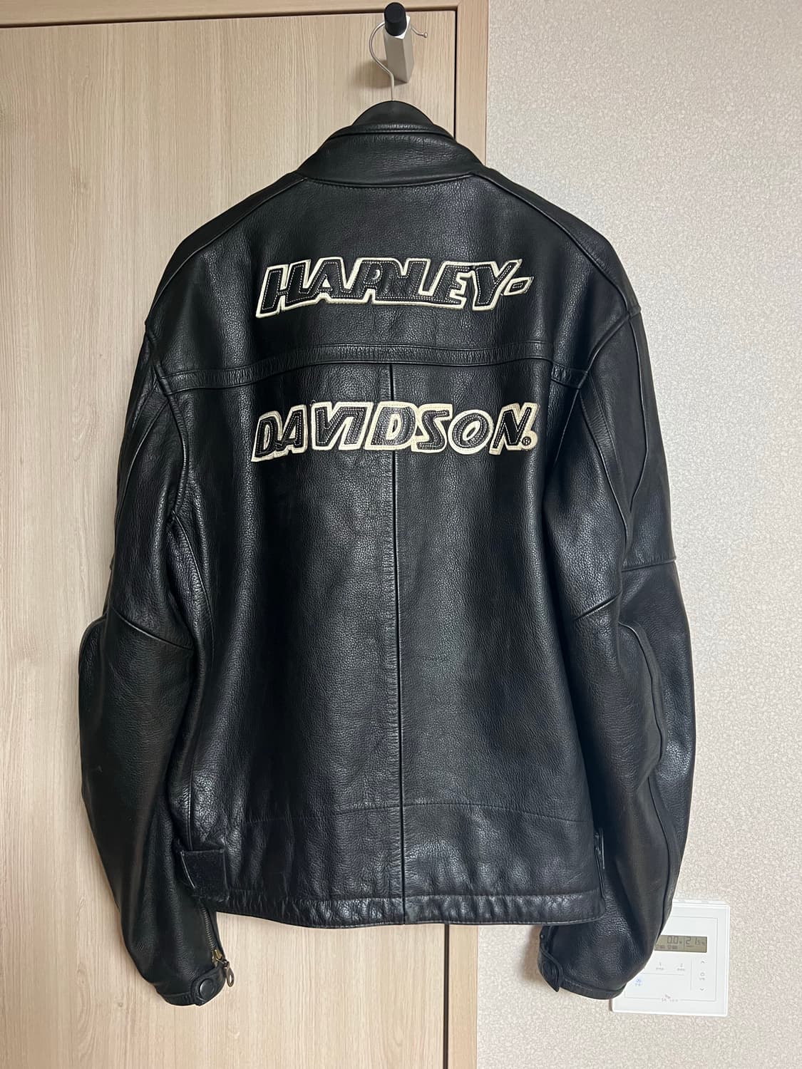 할리데이비슨 100주년 레이싱 레더 바이커 가죽 자켓 샘플 L 상품이미지2