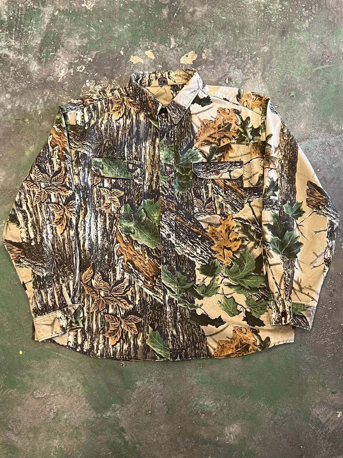90's [XL] Walls 리얼트리 카모 셔츠 빈티지 헌팅 아우터 셔츠 상품이미지1