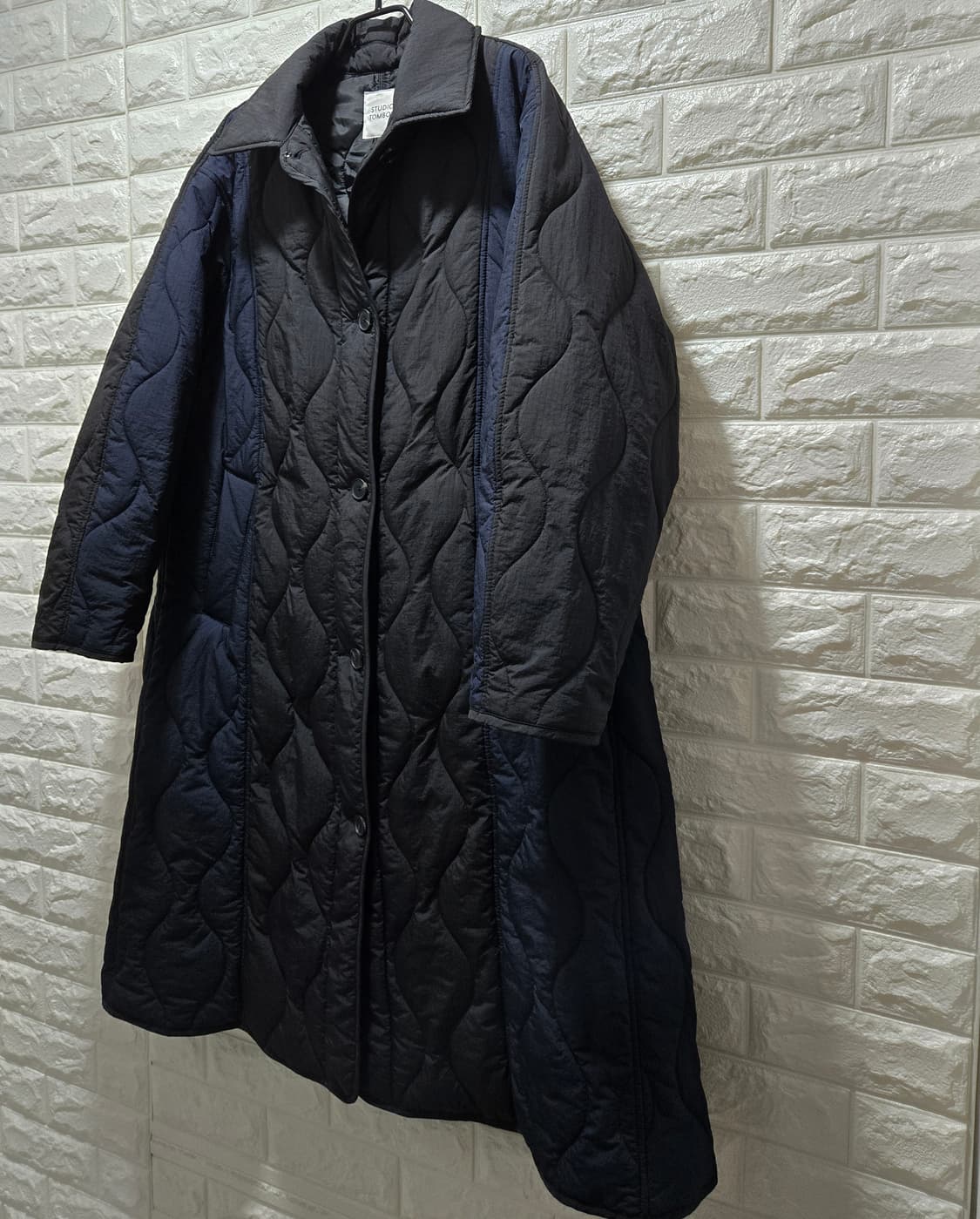 스튜디오톰보이 퀼팅 롱 패딩 Free  상품이미지4