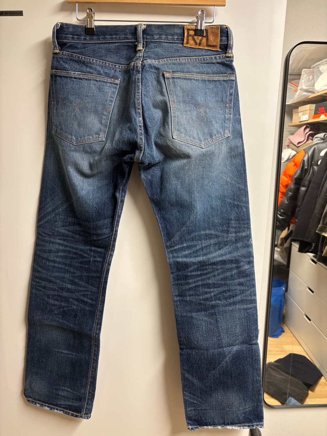 [30X30] RRL 로우 스트레이트진 스프링크릭 상품이미지2