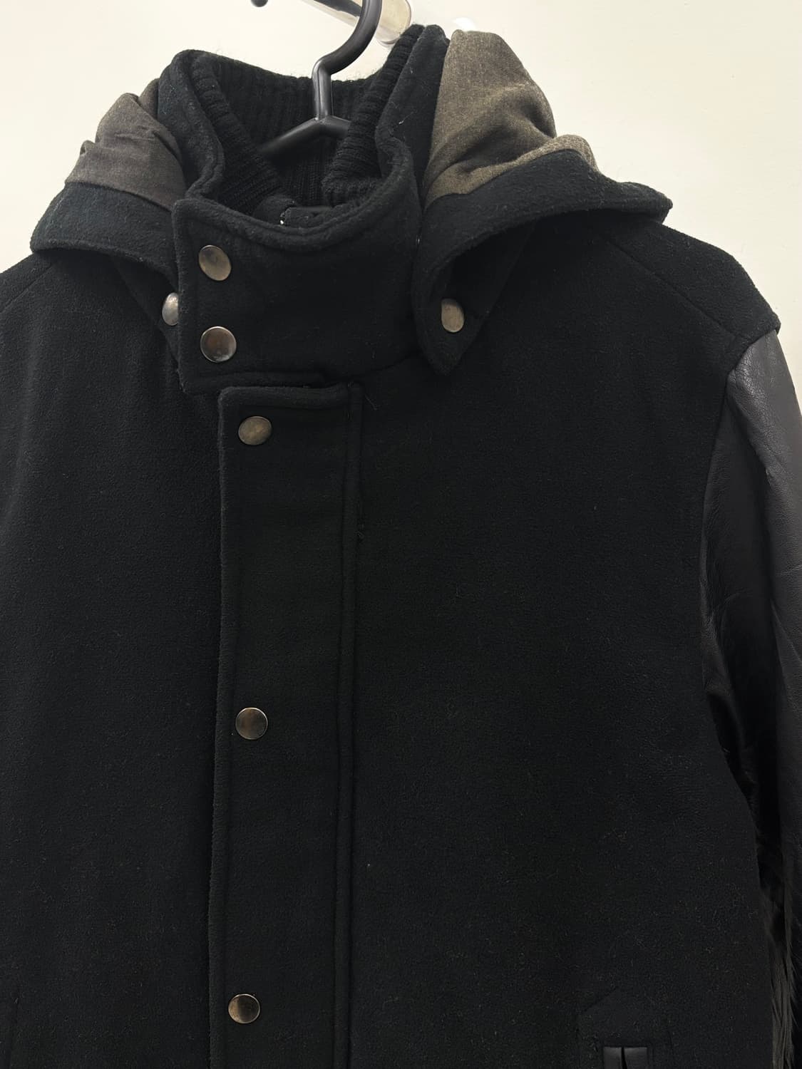 빈티지 락시크 하이넥 블랙 자켓 상품이미지7