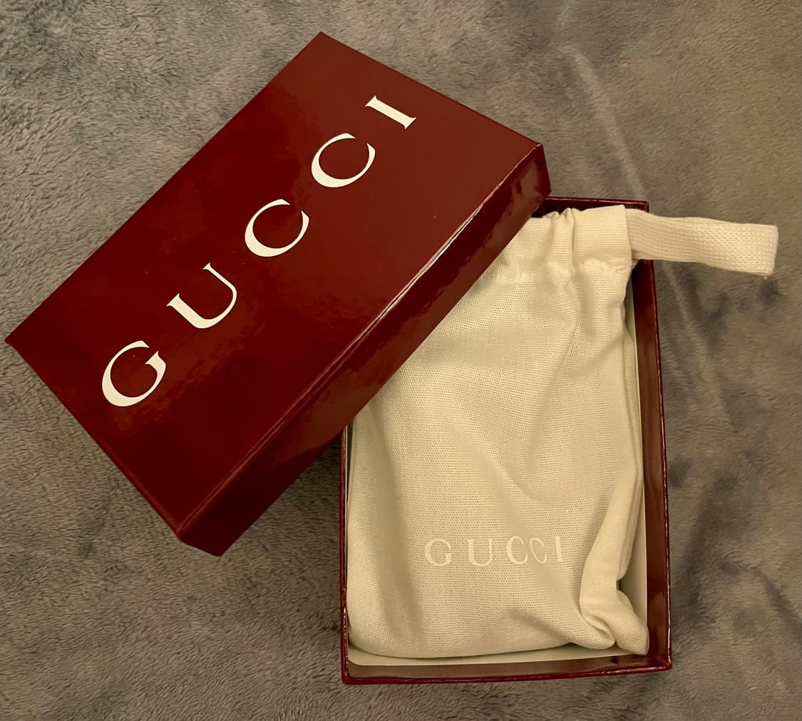 Gucci 구찌 GG 마몽 바이컬러 카드 지갑/버건디 상품이미지10