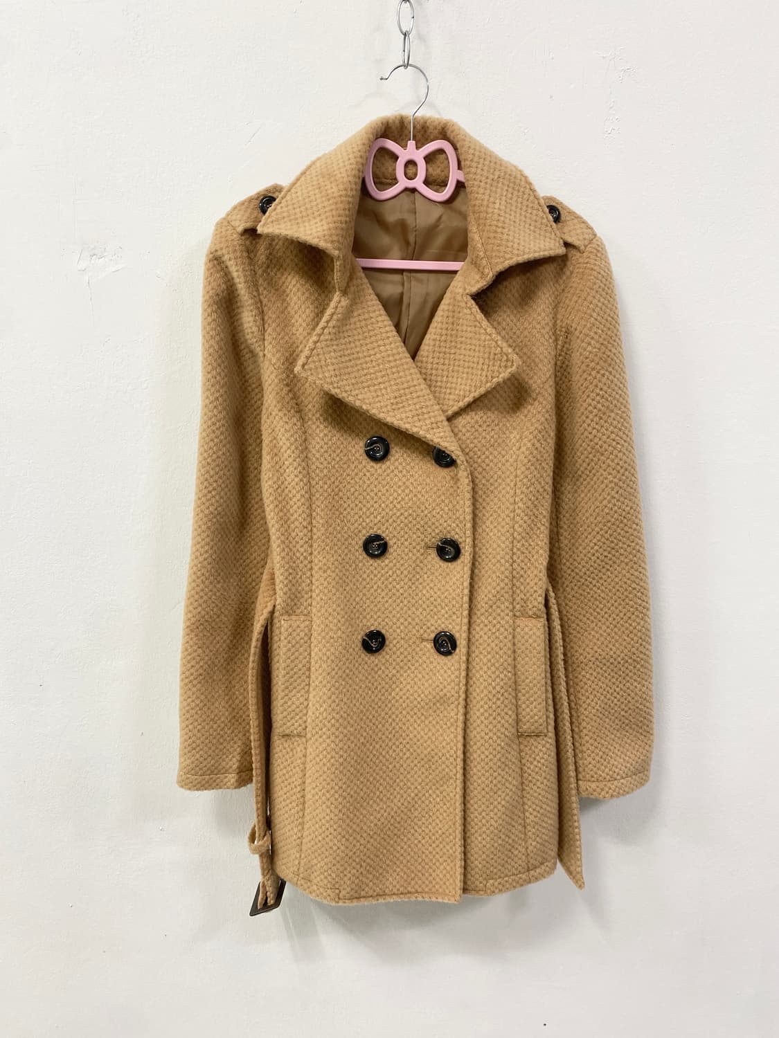 라떼갸루 리락쿠마 폭닥 미디 코트  상품이미지4