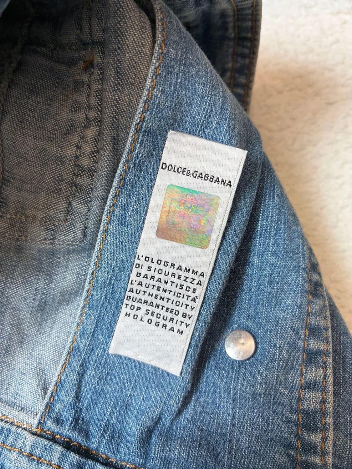 돌체앤가바나 00's 유틸리티 락펑크 데님 자켓 PN7133 상품이미지10