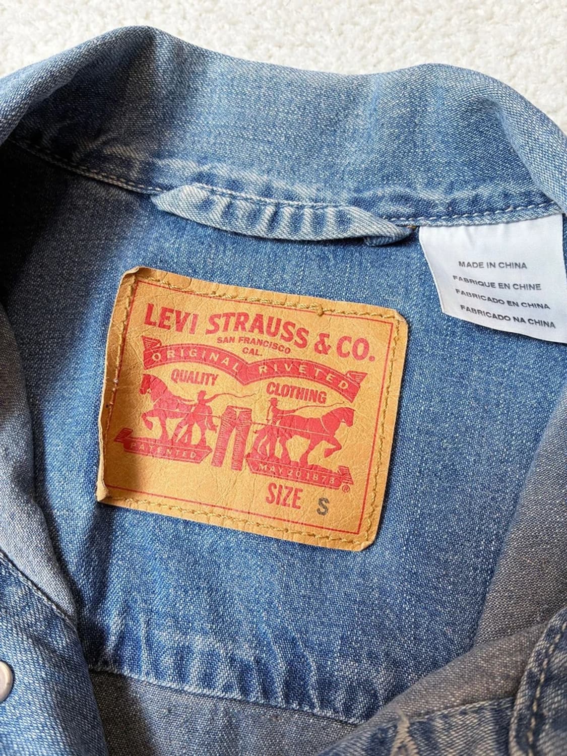 리바이스 1953 타입 2 자켓 미디움 워시 데님 트러커자켓 PN6780 상품이미지9