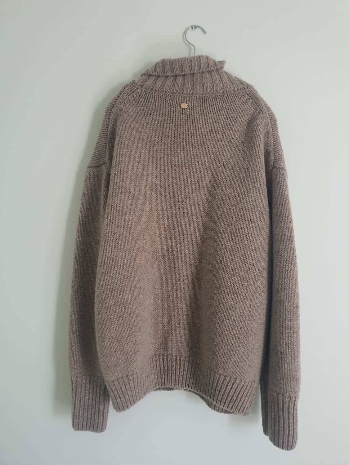 시야쥬 하이넥 니트 가디건 상품이미지4