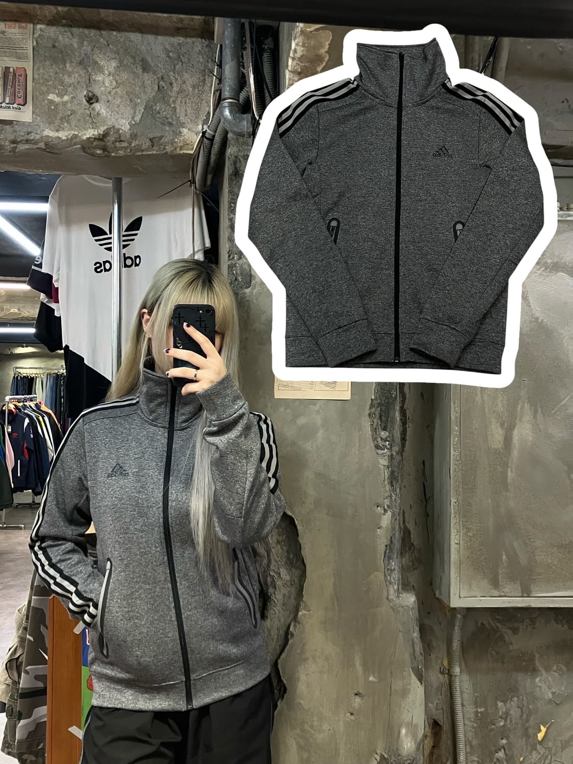아디다스 져지 그레이 95  #csz1024 상품이미지1