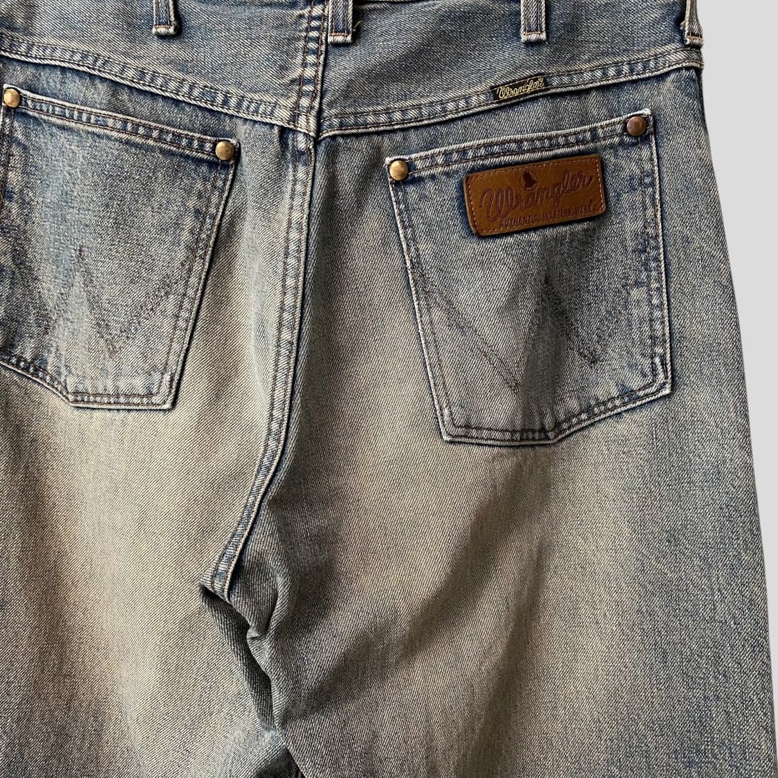 (29)WRANGLER 랭글러 M1721 블루벨 셀비지 데님 청바지 상품이미지6