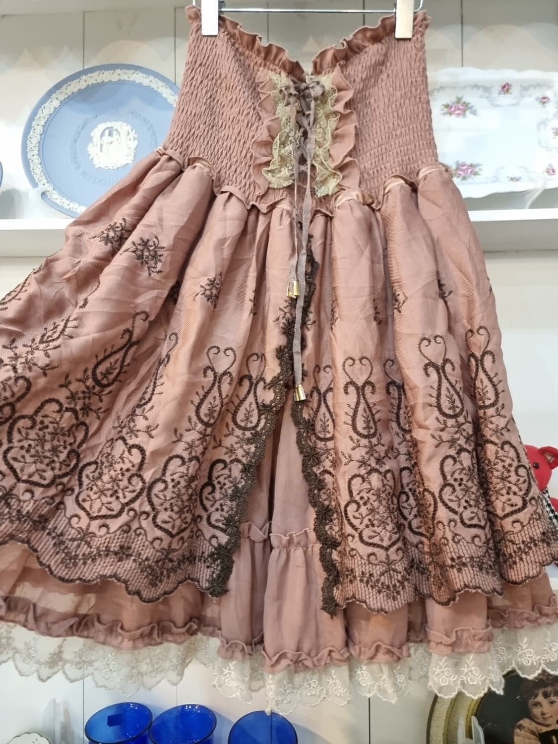 Axes Femme 클래식 코르셋 레이스업 스커트 상품이미지2