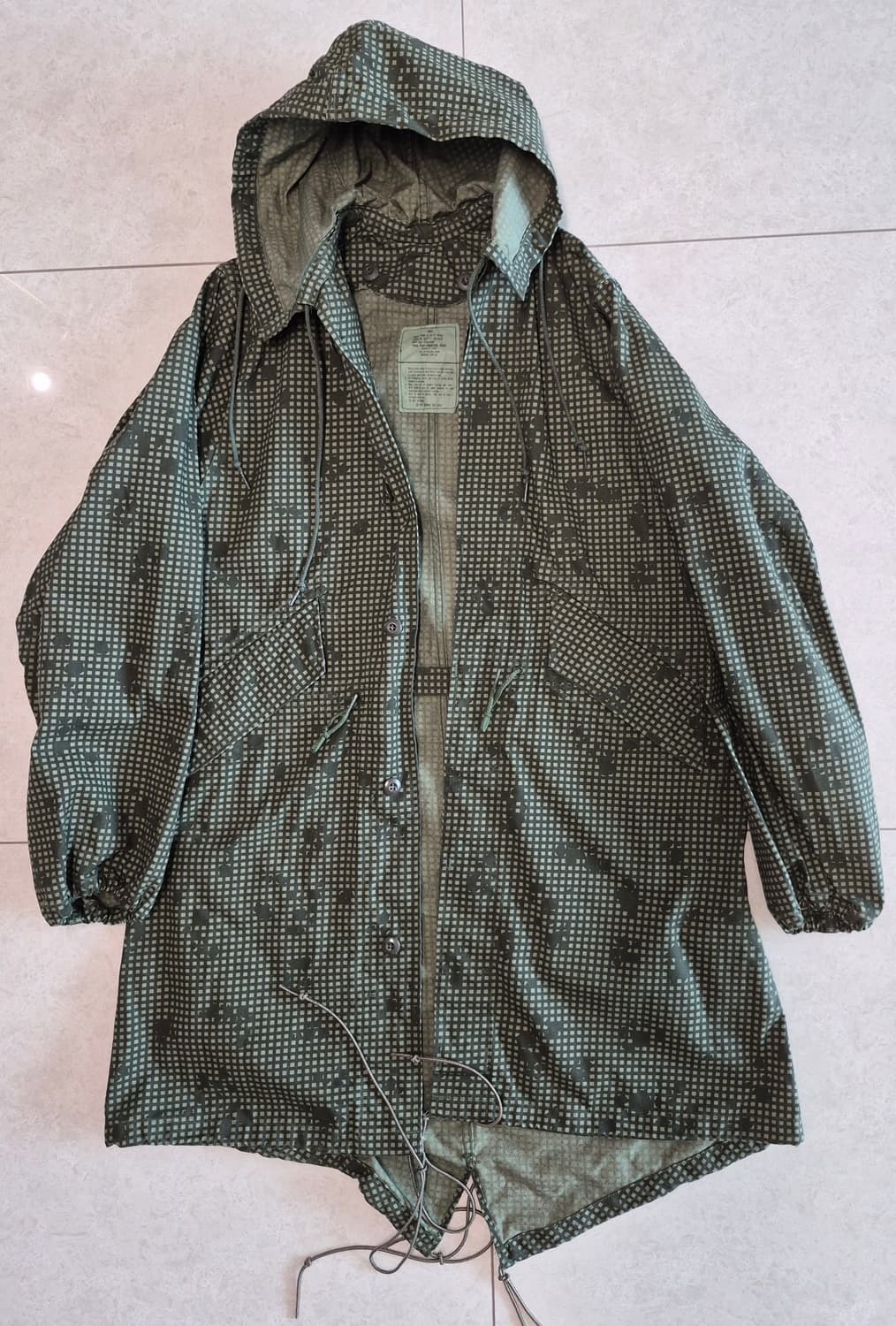 80s US ARMY Night Desert Camo Parka  상품이미지6