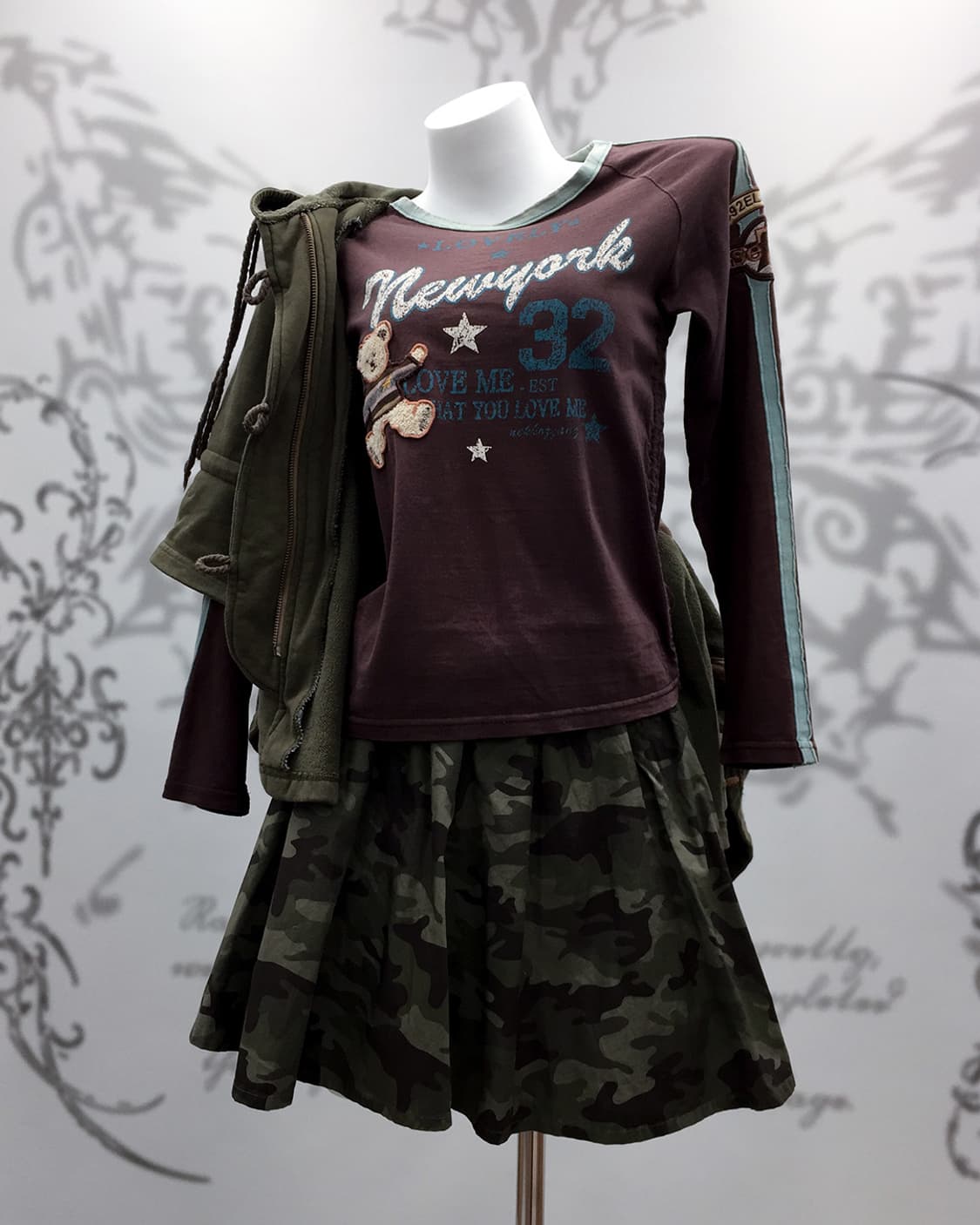 Avirex Khaki grunge set up (set 할인가) 상품이미지2