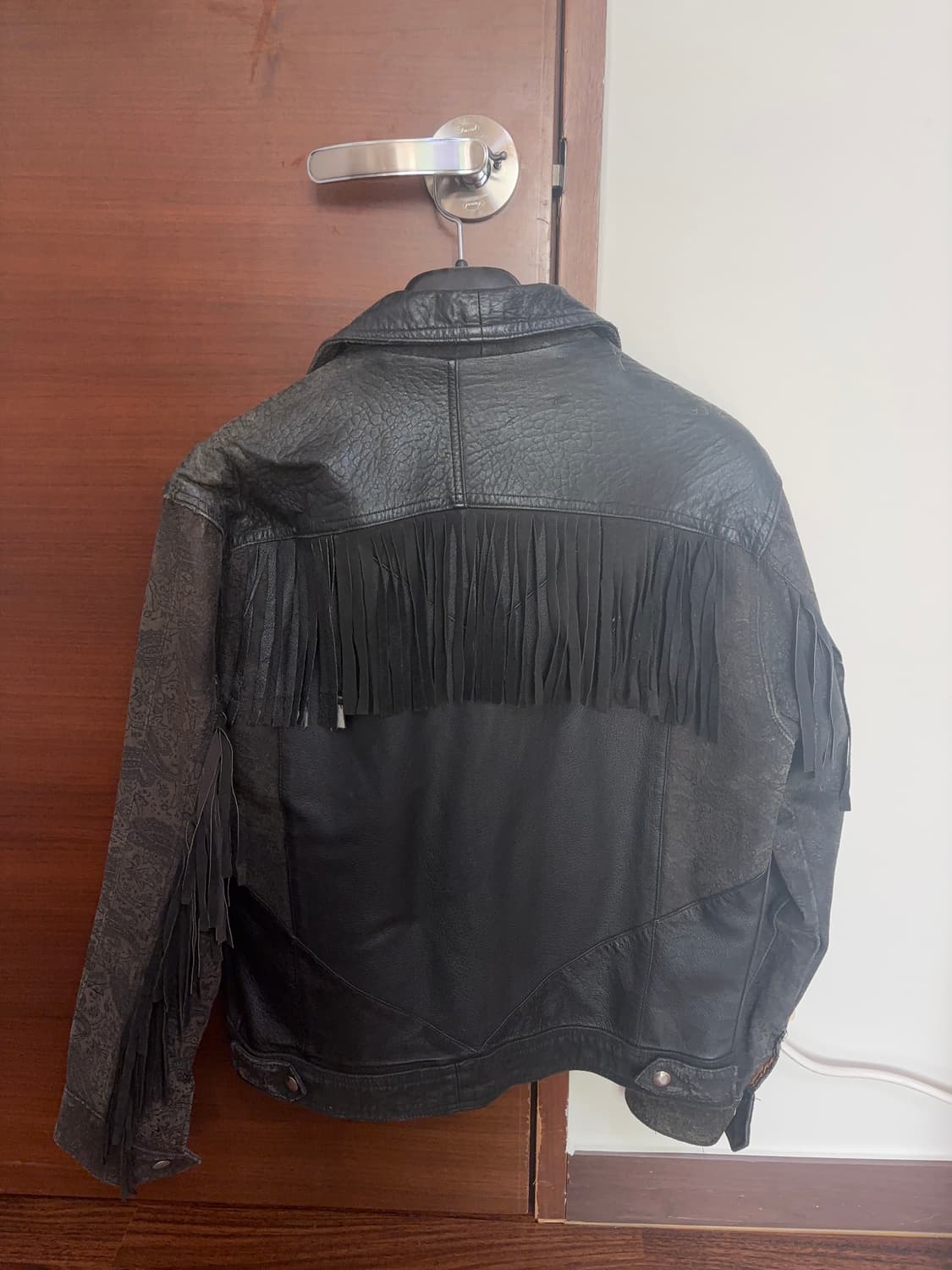 프린지 레더 자켓 상품이미지3