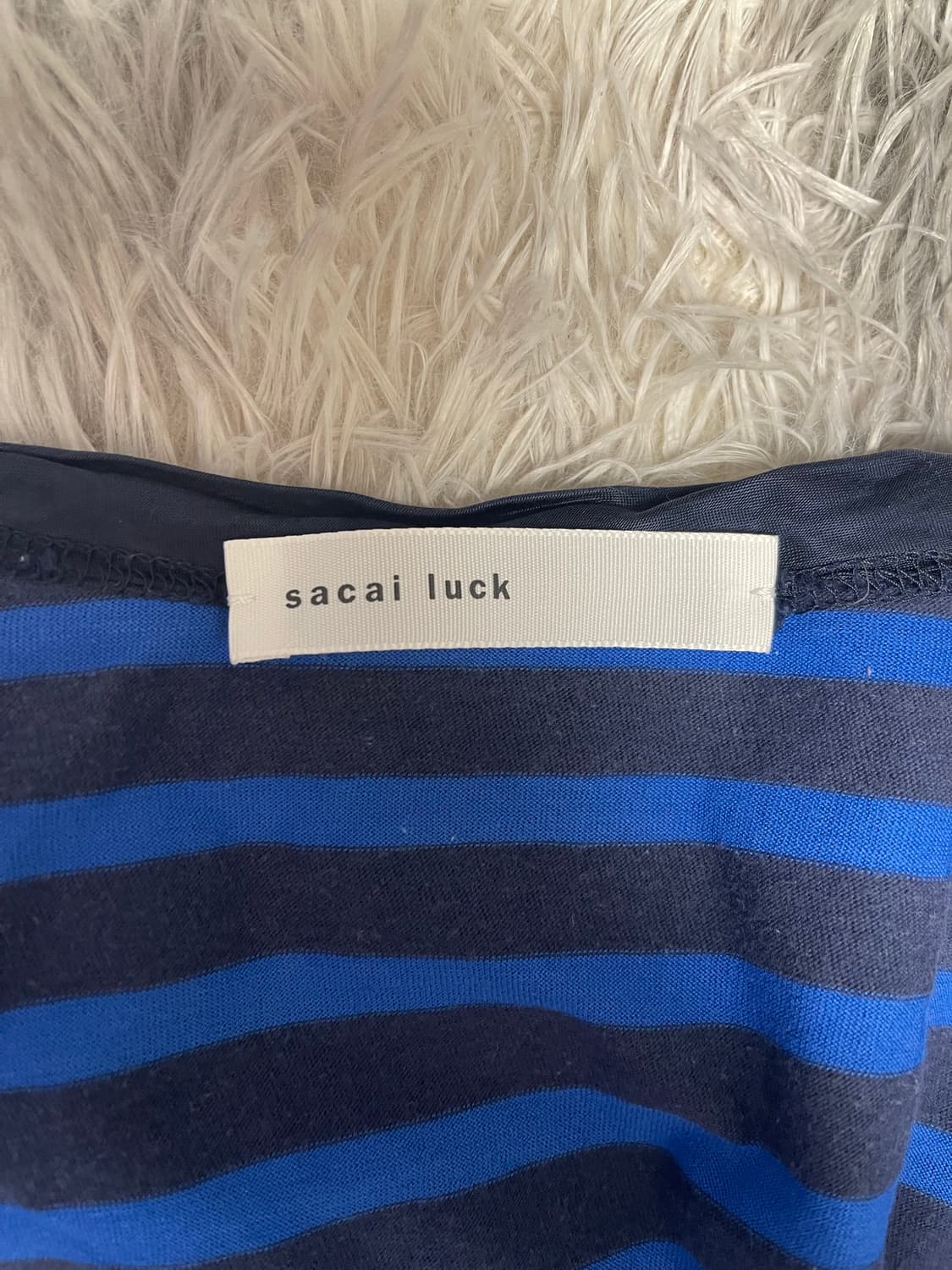 Sacai 사카이 스트라이프 롱 슬리브 탑 상품이미지3