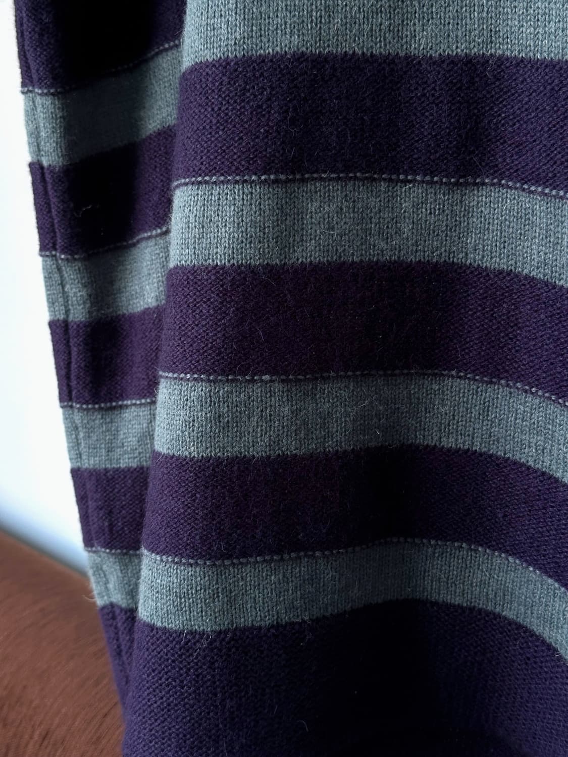 Design pattern shawl collar knit P/O 상품이미지3