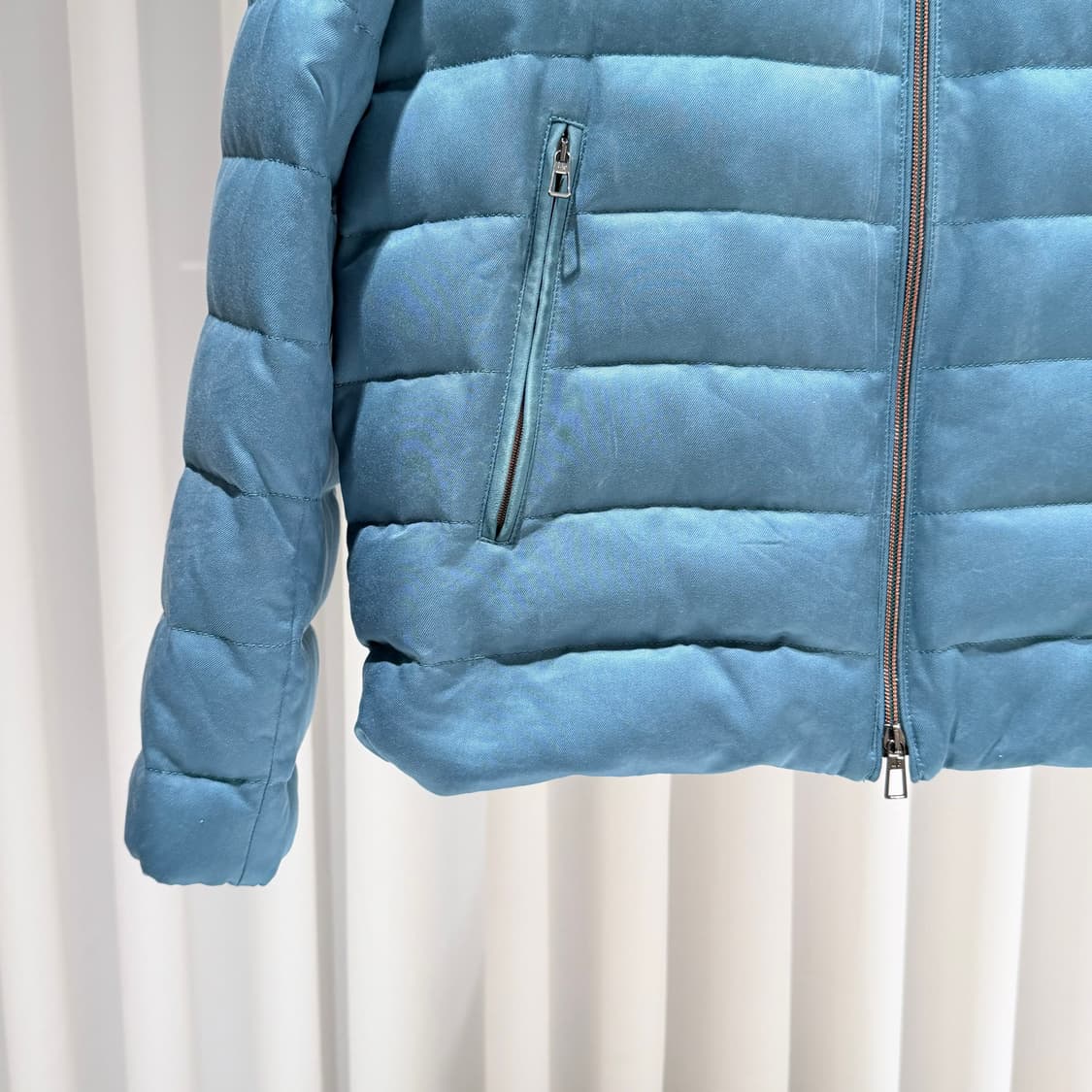 (A+/M) / 로로피아나 퀄티드 실크 드윌 후드 패딩 상품이미지5