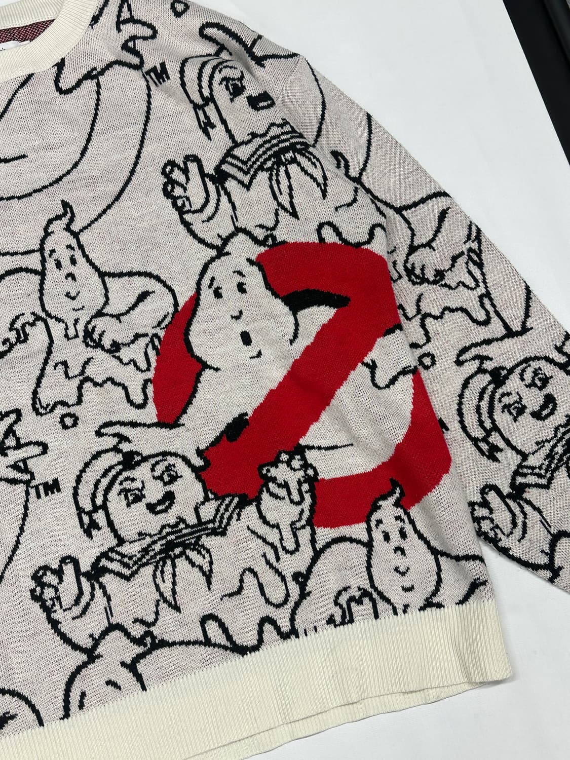 graniph 고스트버스터즈 유령 레어템 캐릭터 니트 스트릿 빈티지 상품이미지4