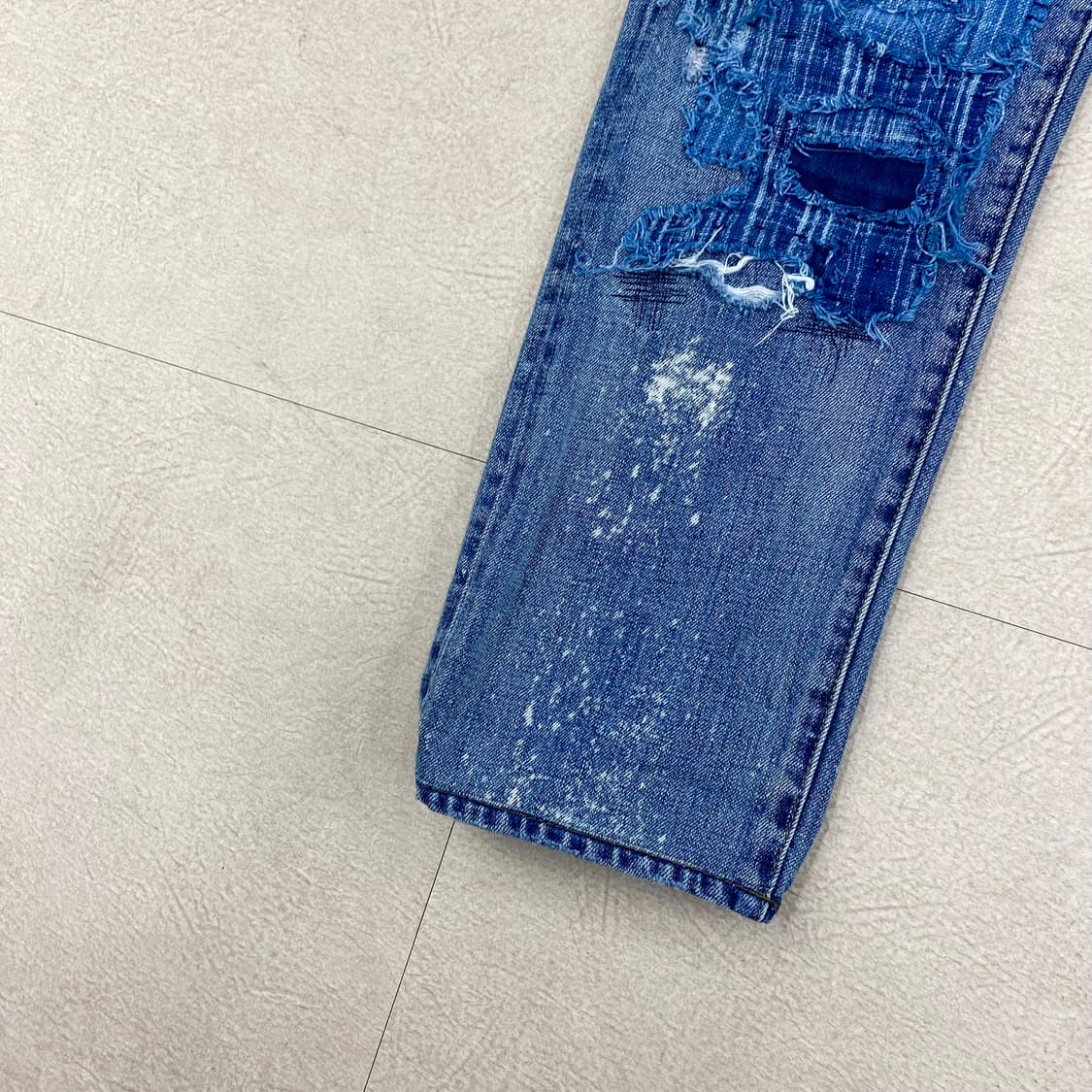 폴로 설리반 패치워크 데님 진 (34) 상품이미지4