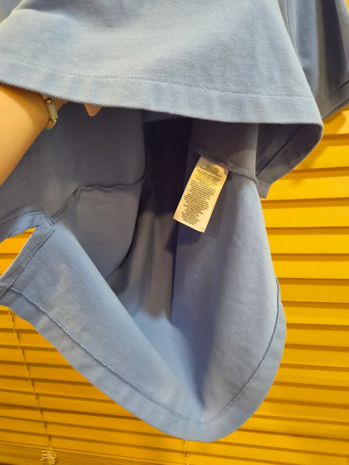 폴로랄프로렌 주니어(남성가능) 라이트블루 빅포니 반팔PK카라티셔츠 XL 상품이미지5