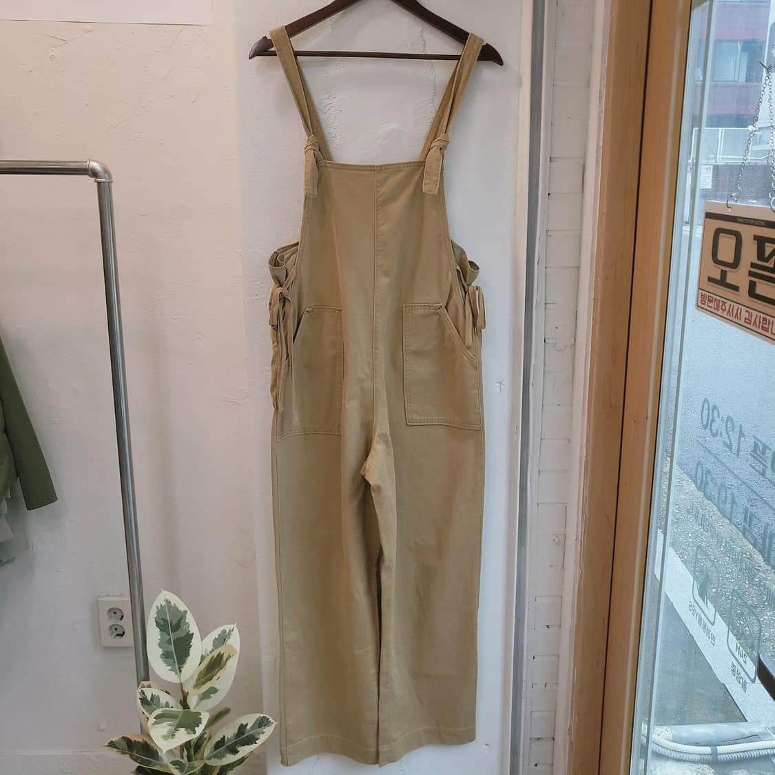 PouDouDou 면 오버롤 팬츠 상품이미지3