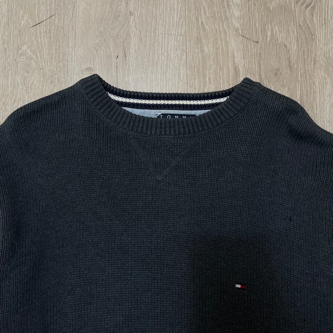 타미힐피거 스몰플래그 코튼 니트 S/90 상품이미지2