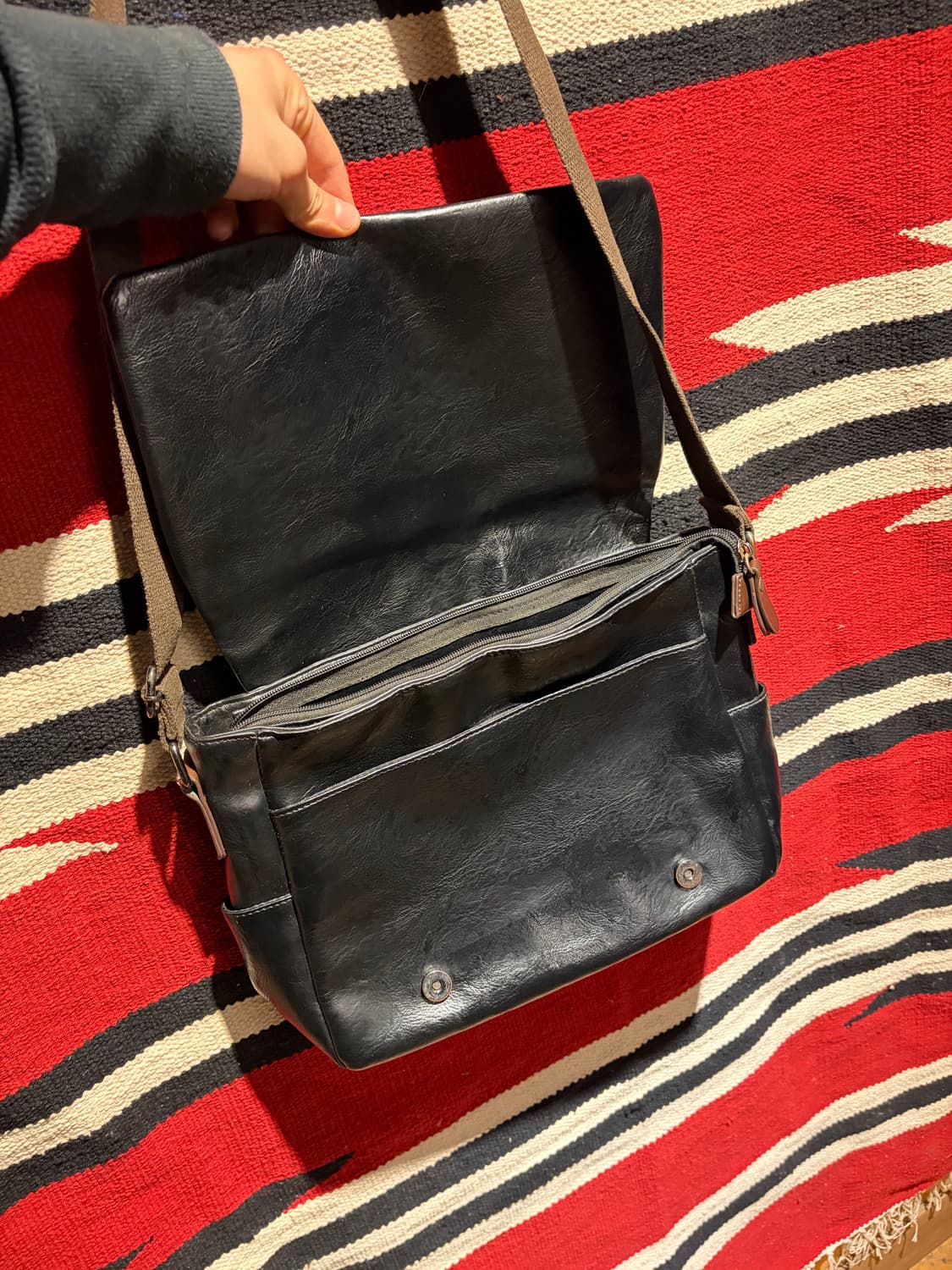 Leather newsboy shoulder bag / 가죽 숄더백 상품이미지5