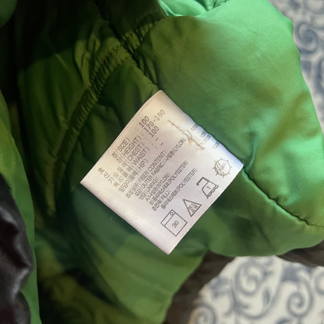 100 나이키 올드스쿨 빅로고 롱 패딩/W2352 상품이미지5