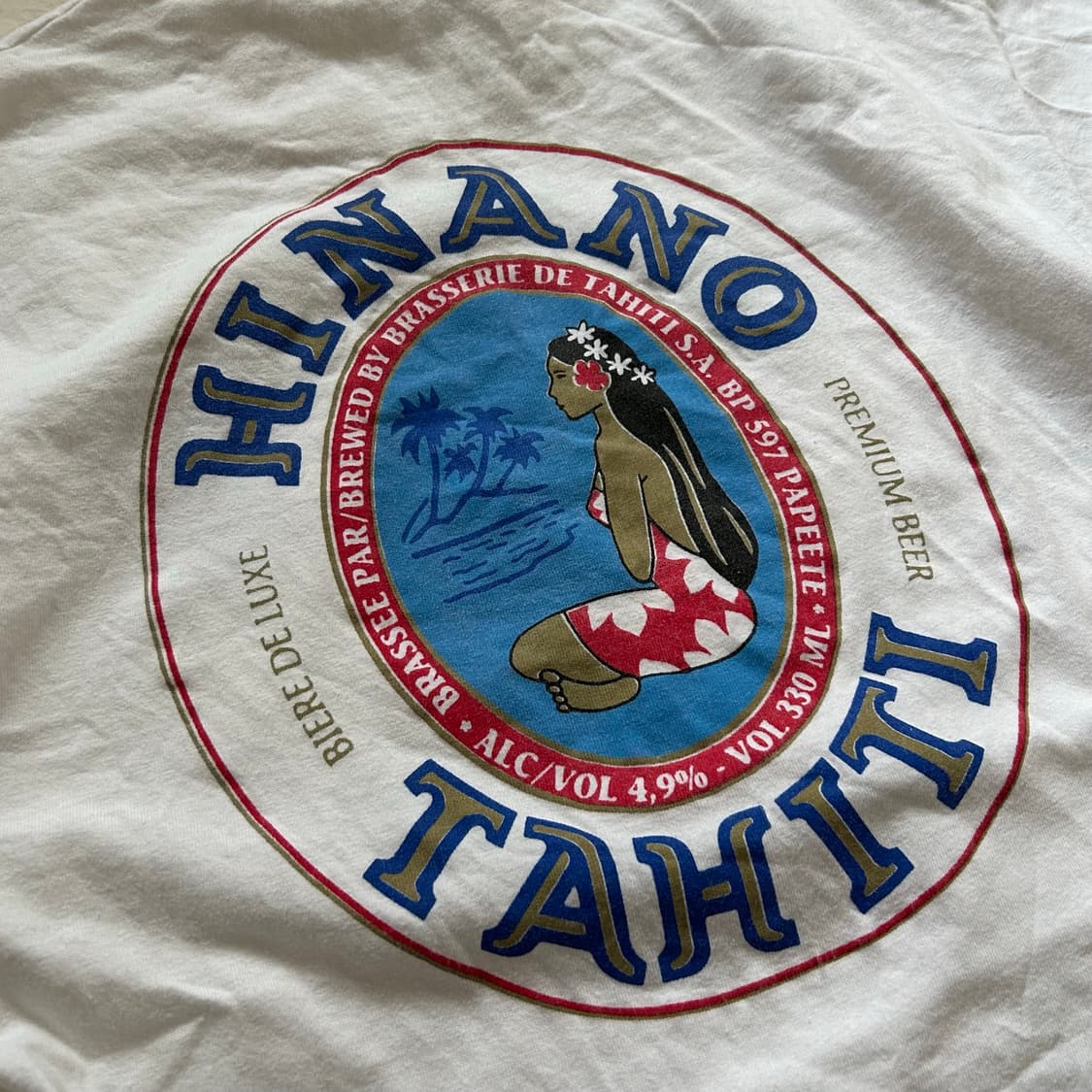 Hanes Hinano Tahiti Beer T-Shirts 상품이미지3