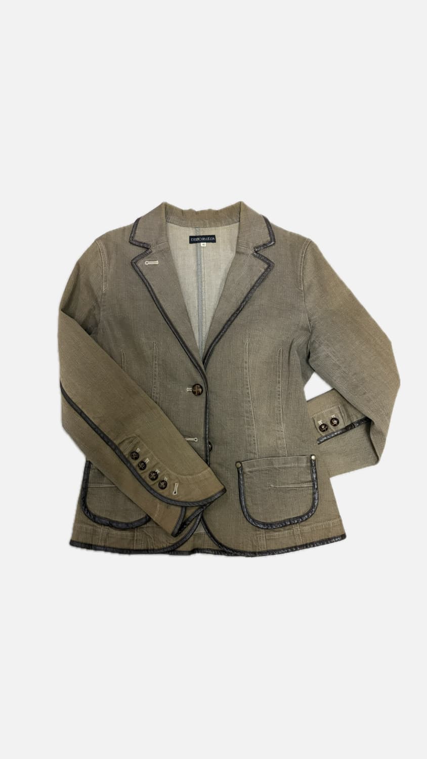 Vintage y2k denim blazer jacket 상품이미지1