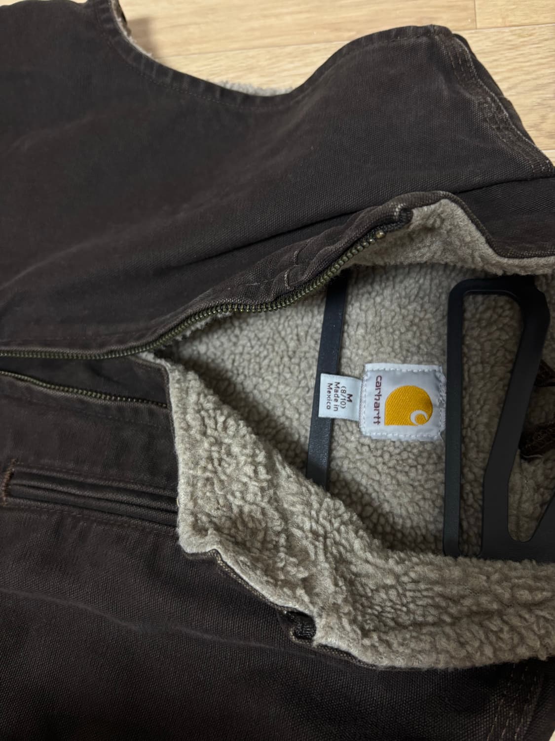 칼하트 쉐르파 베스트 조끼 브라운 상품이미지3