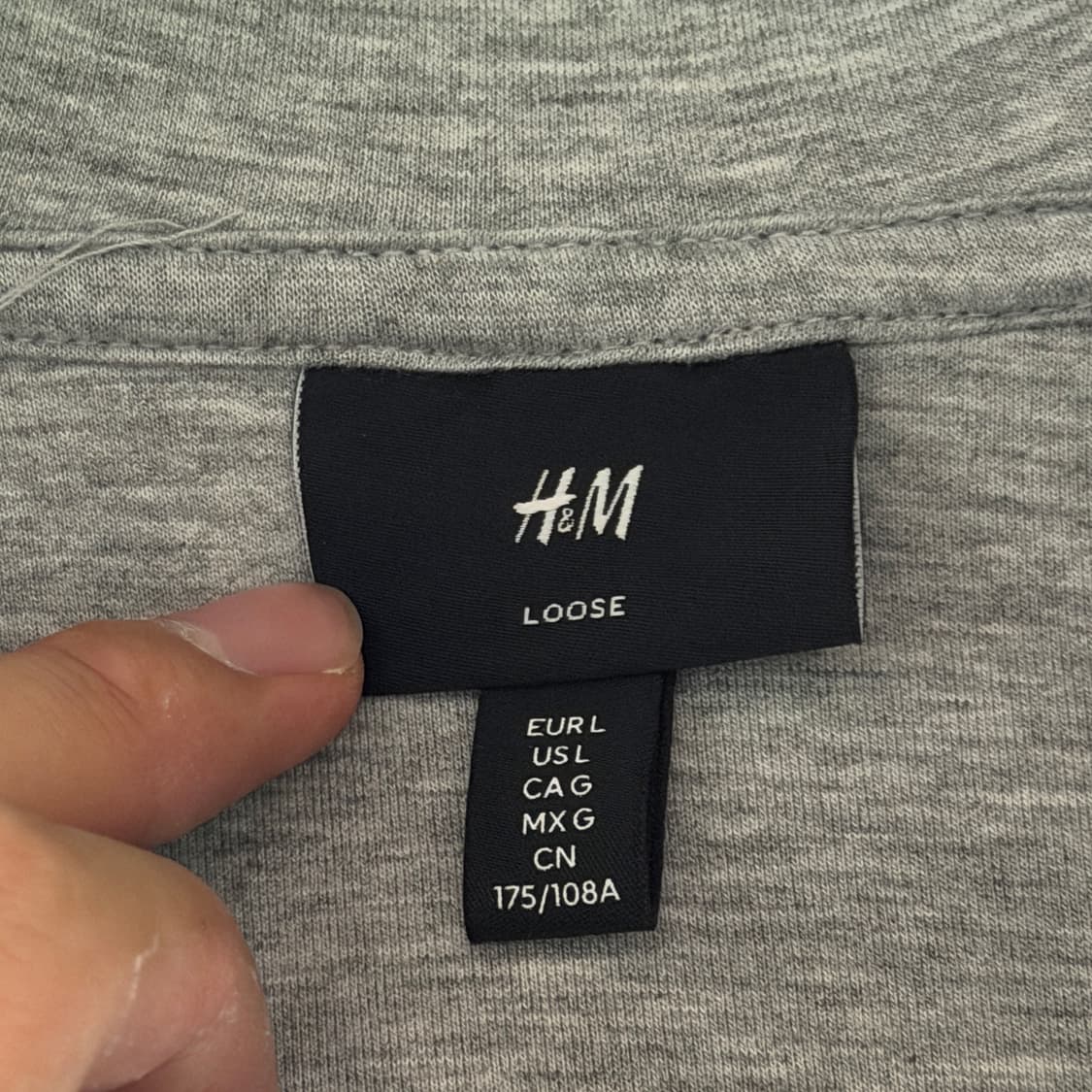 H&M 스쿠바 후드집업 (논노드맛) 상품이미지3