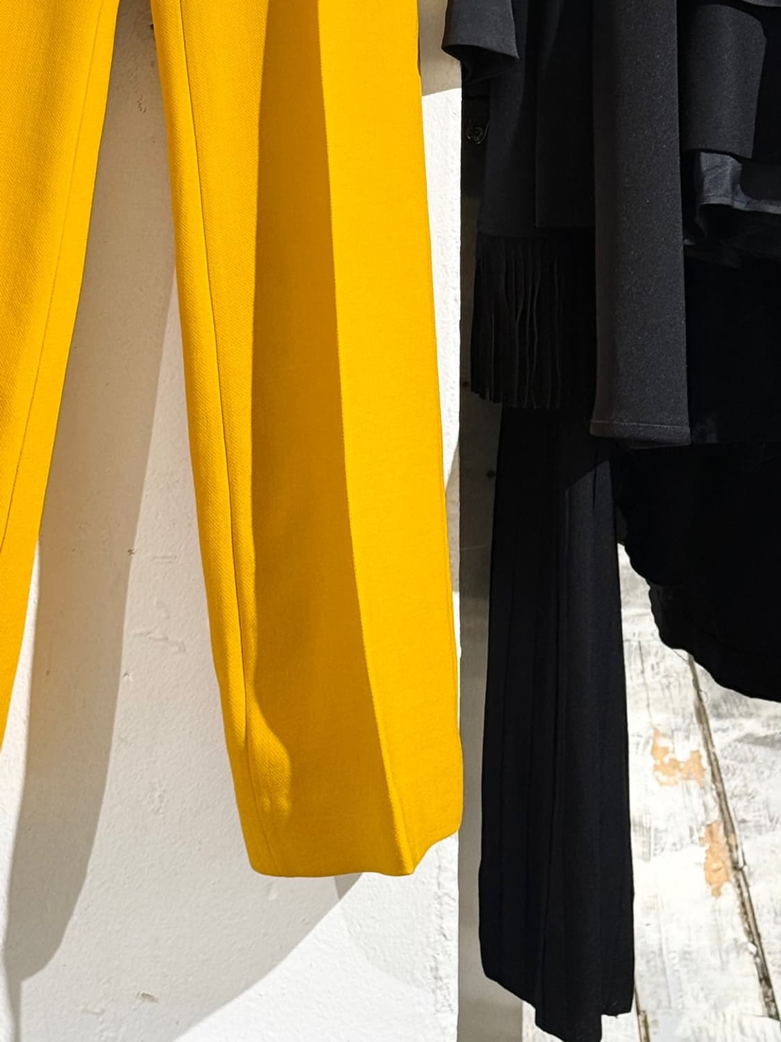 보테가베네타 머스타드 옐로우 버진 울 트라우저 상품이미지5