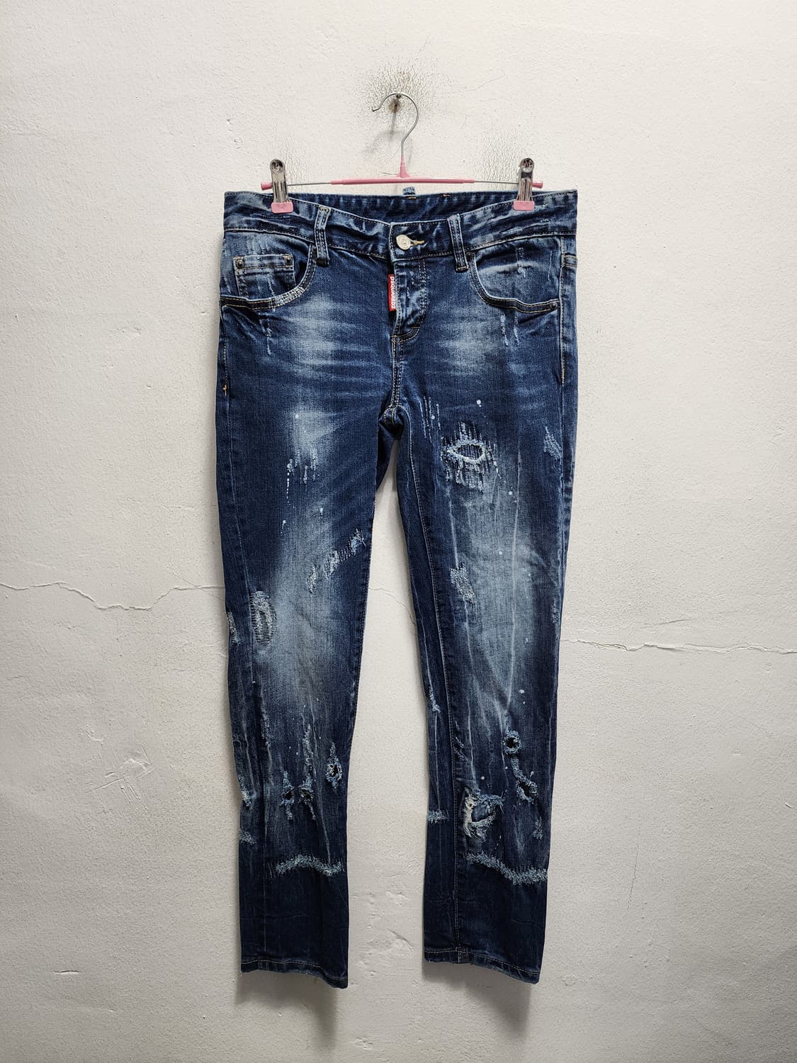 디스퀘어드2 데미지 스틸로고 청바지  상품이미지2