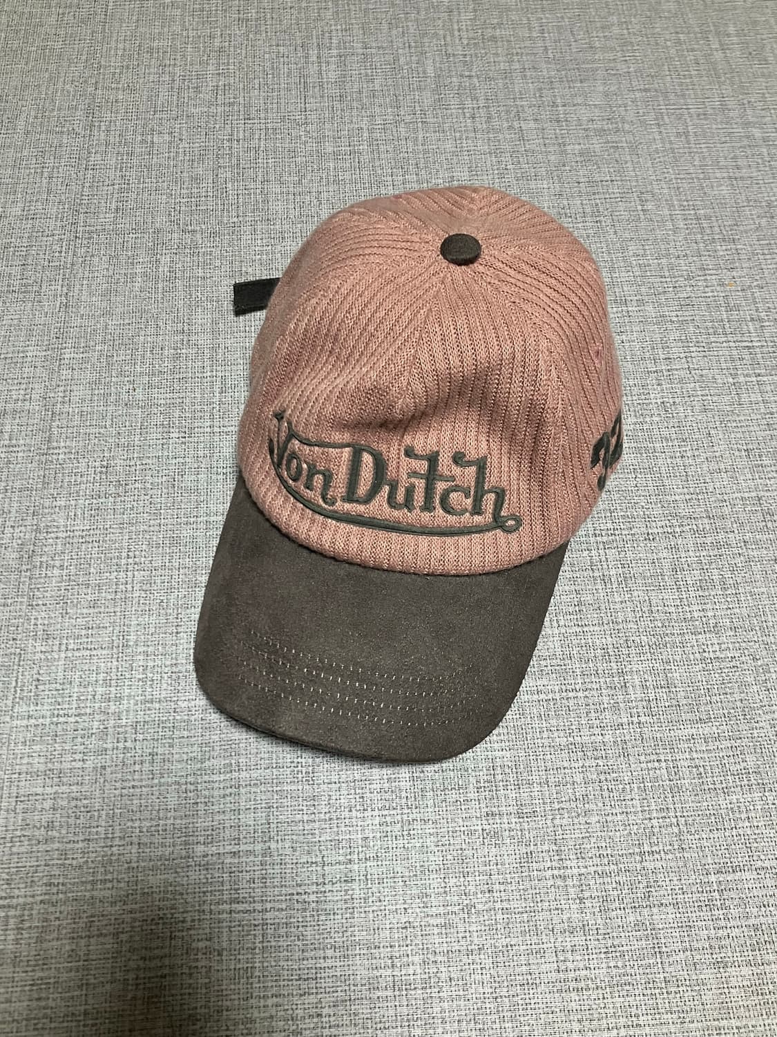 Vondutch 본더치 핀터깔 와투케 대대장 핑크브라운 니트볼캡모자 상품이미지1