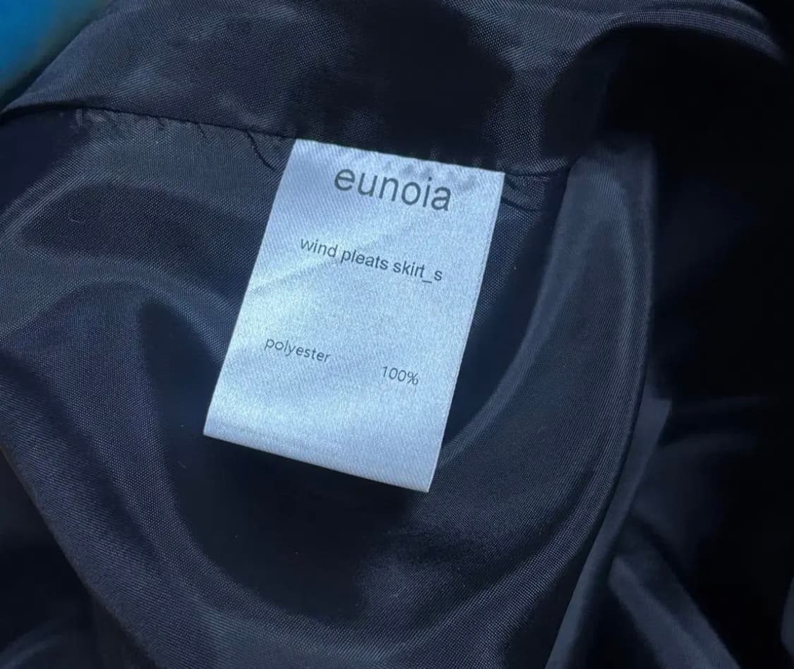 유노이아 윈드플리츠스커트 미디스커트 s 새상품 상품이미지7