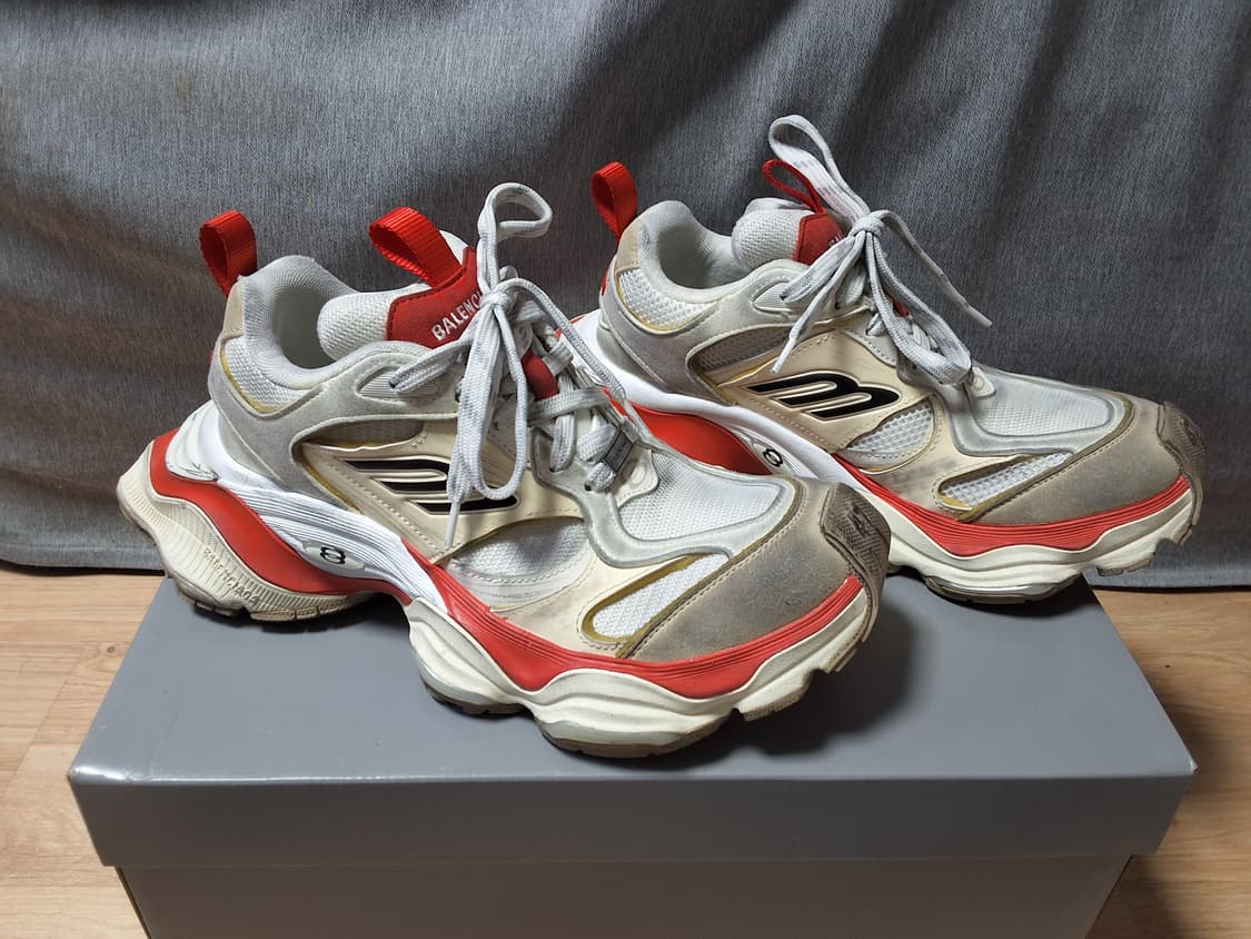 발렌시아가 카고스니커즈 레드 41 상품이미지2