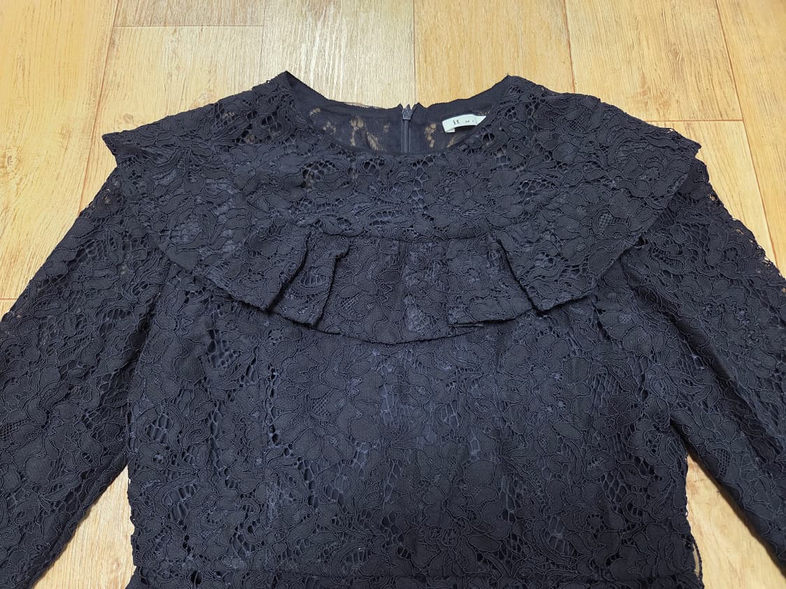 잇미샤(it michaa) 프릴 포인트 레이스원피스 55 새상품 상품이미지4