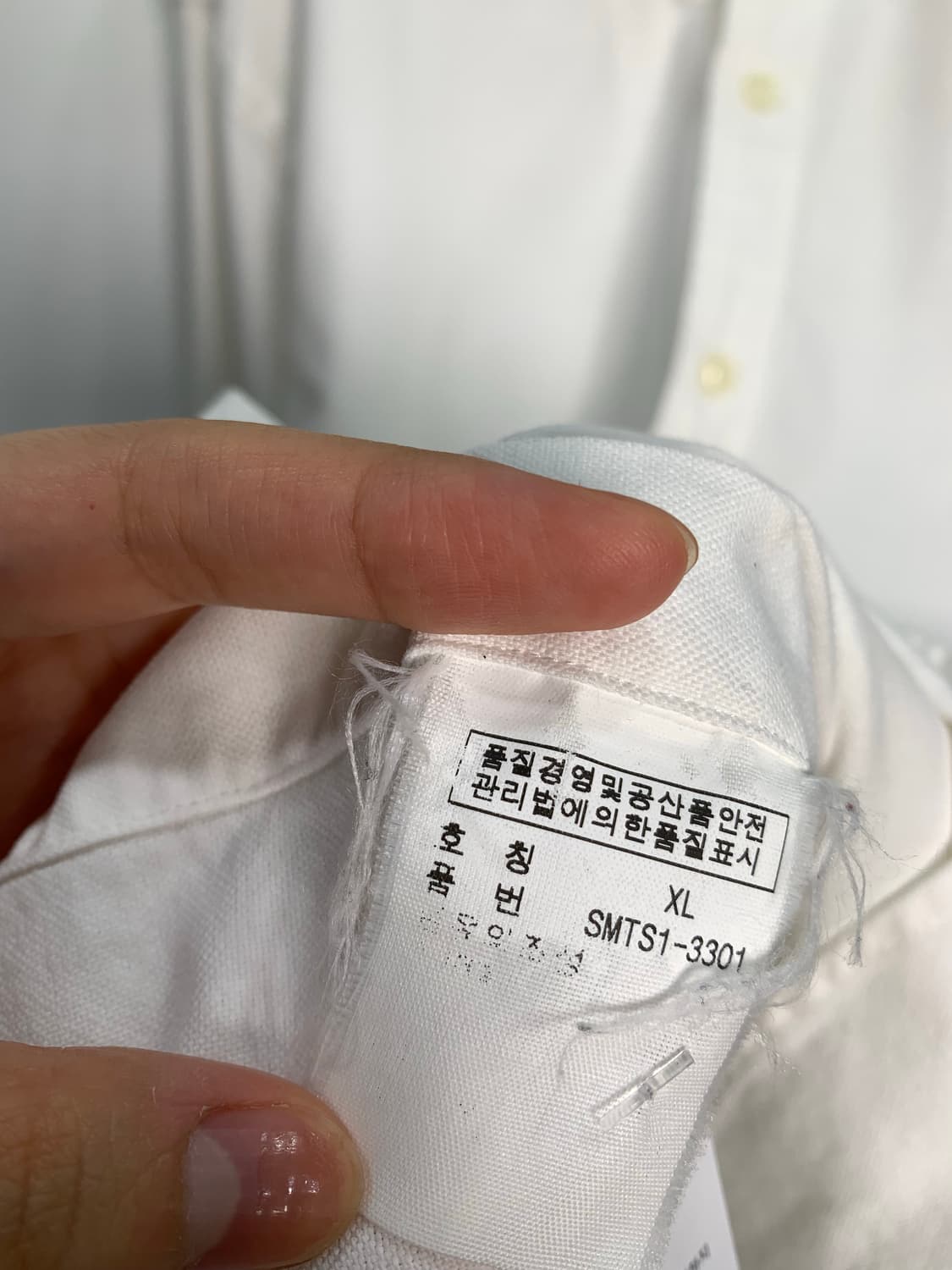 폴로 랄프로렌 화이트 옥스포드 셔츠 상품이미지4