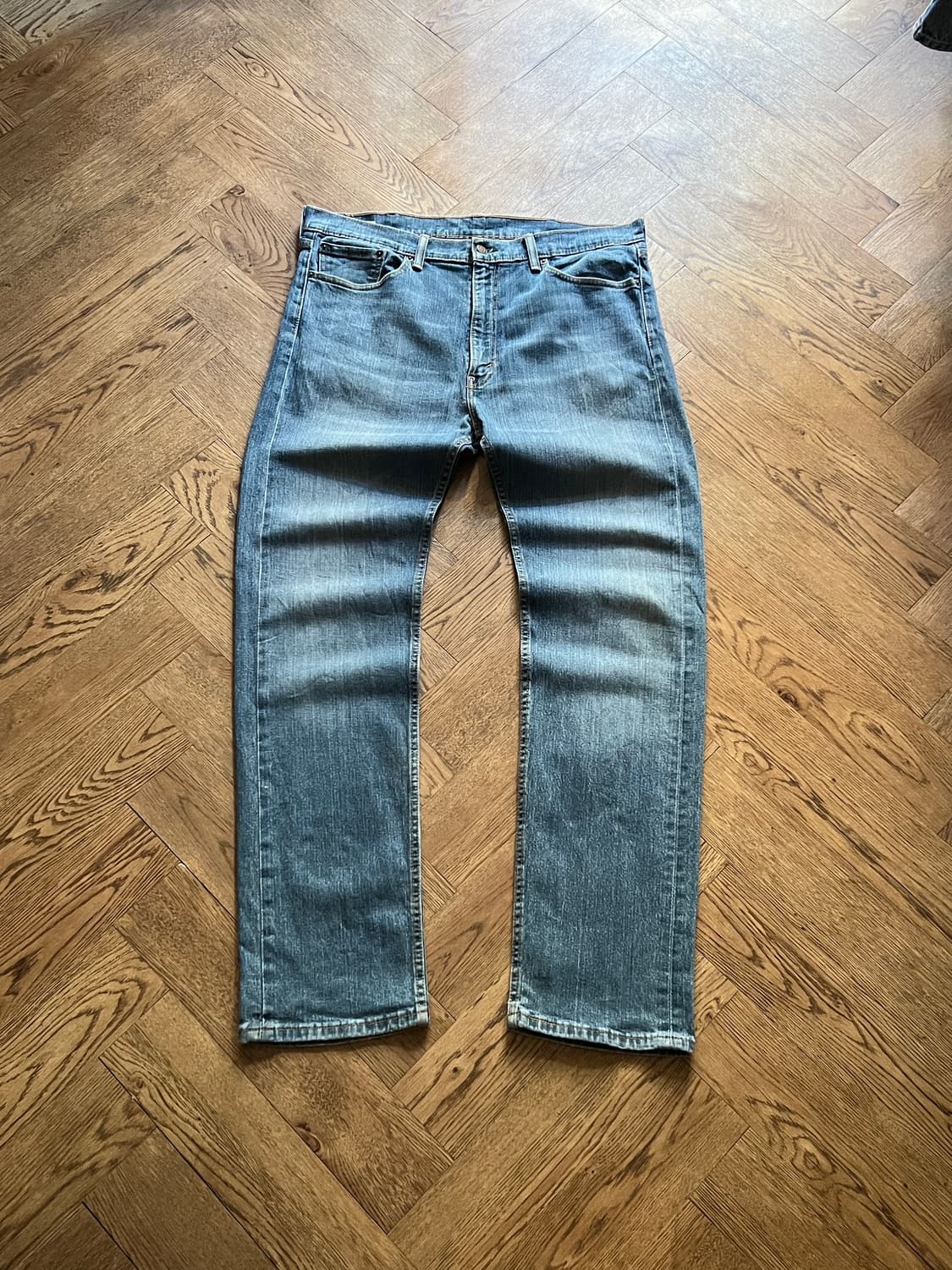 [38]리바이스 505 레귤러 스트레이트핏 빈티지 워싱 데님 팬츠 상품이미지2