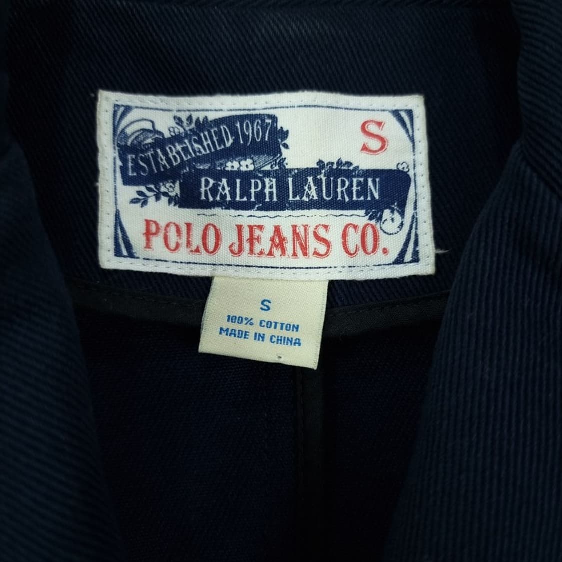 [폴로 랄프로렌] 빈티지 프레이 코튼 블레이저 자켓 네이비 M17572 상품이미지6