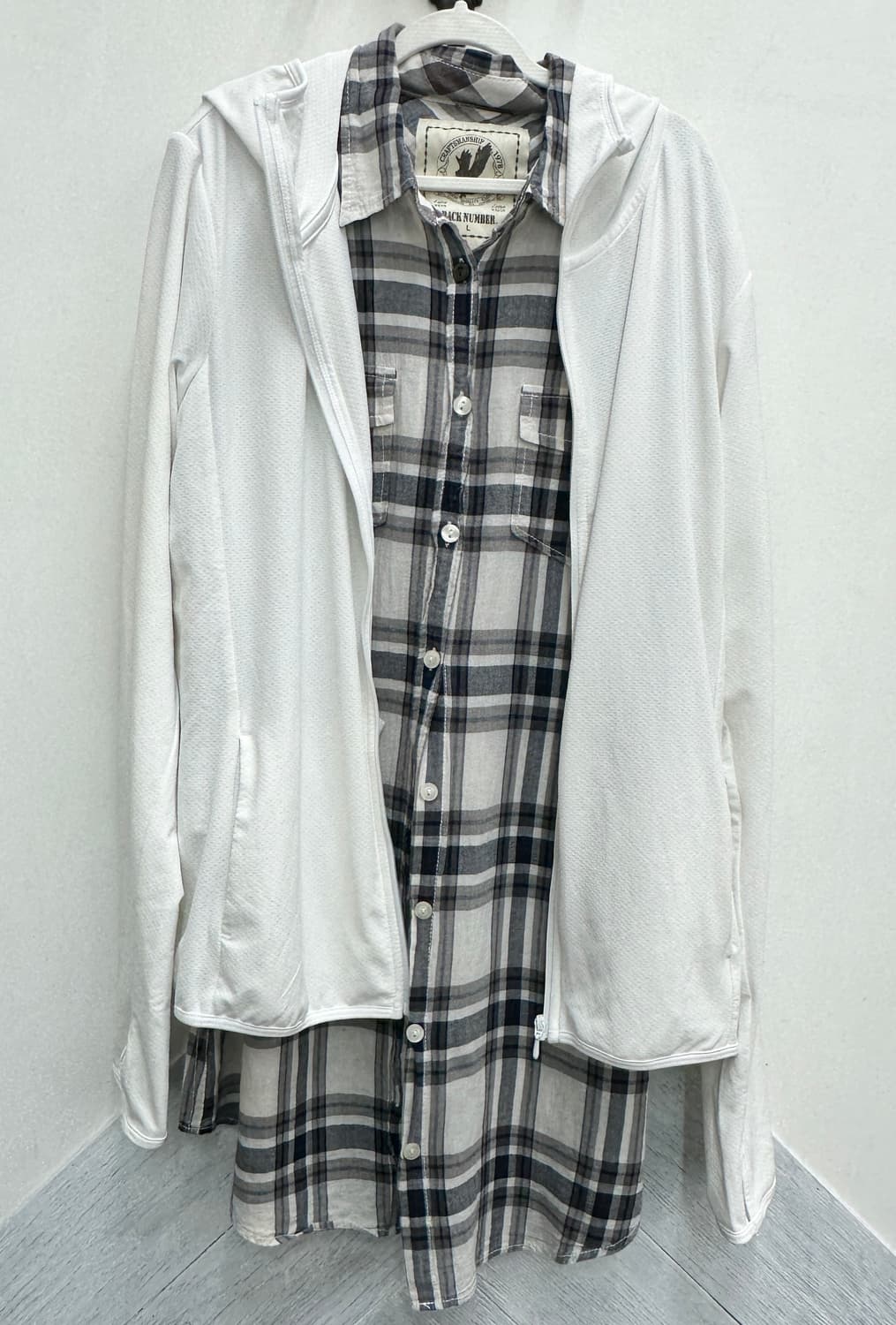 📖하구미의 도서관 코디세트📖 스즈코 후드집업 셔츠 원피스 모리걸 상품이미지3