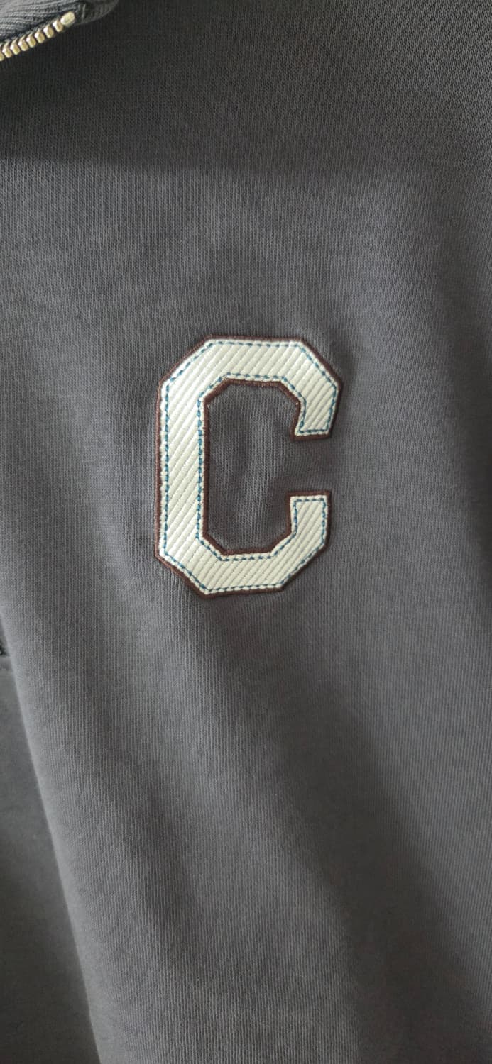 커버낫 하프집업 맨투맨 차콜 상품이미지2