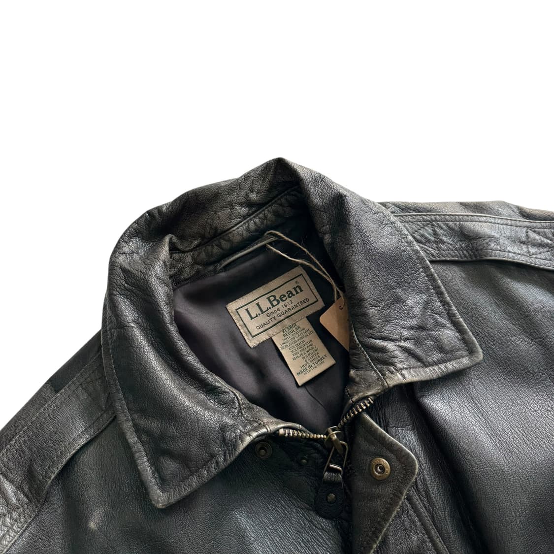 [110] 엘엘빈 A2 봄버 레더 자켓 상품이미지3