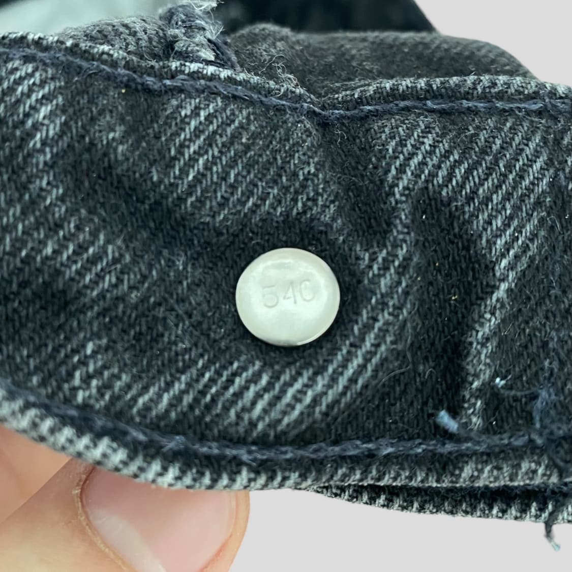 (38)90s 리바이스550 흑청 데님 청바지 상품이미지8