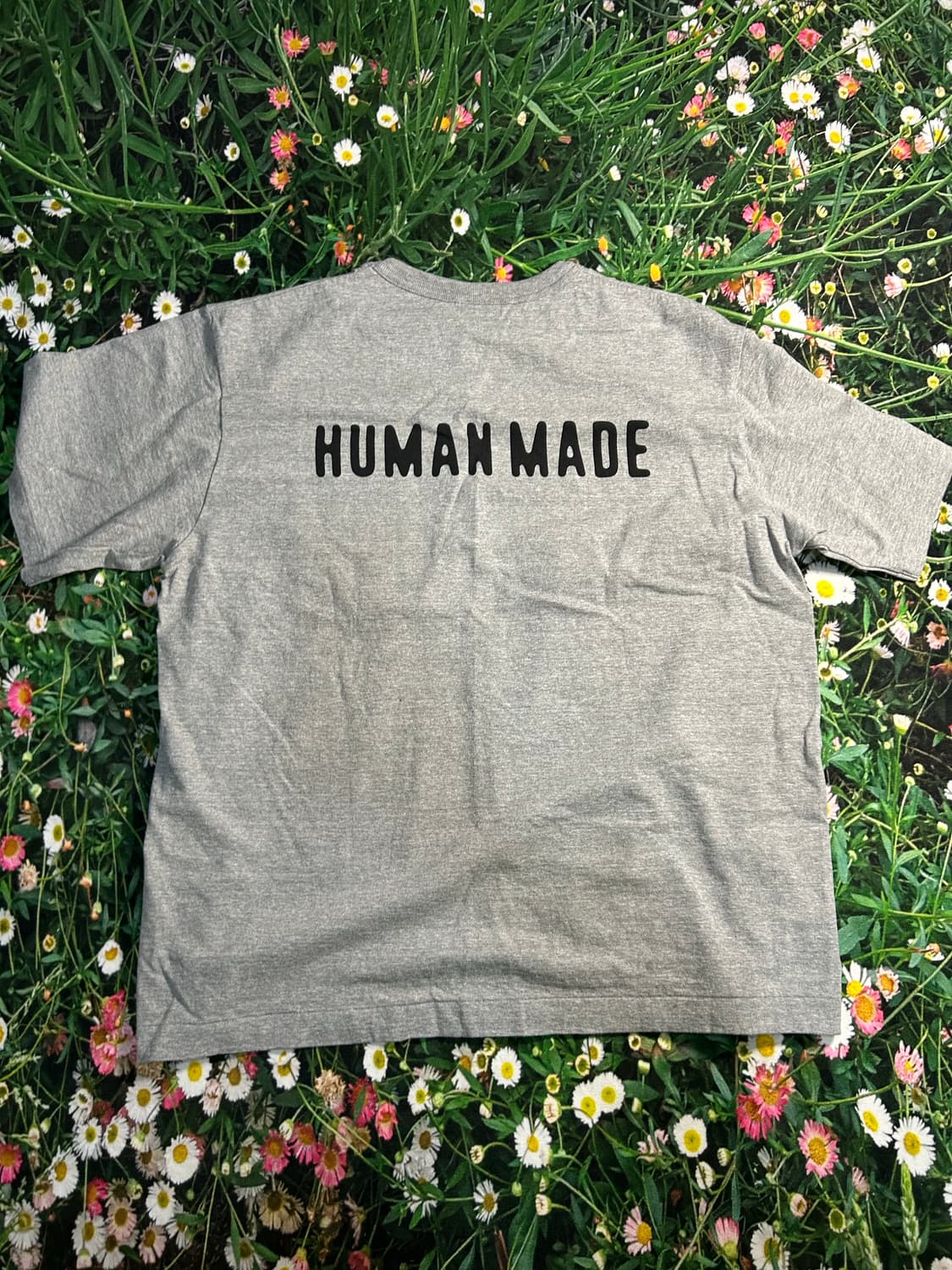 새상품) 휴먼메이드 하트 포켓 티셔츠 그레이 2xl 상품이미지8